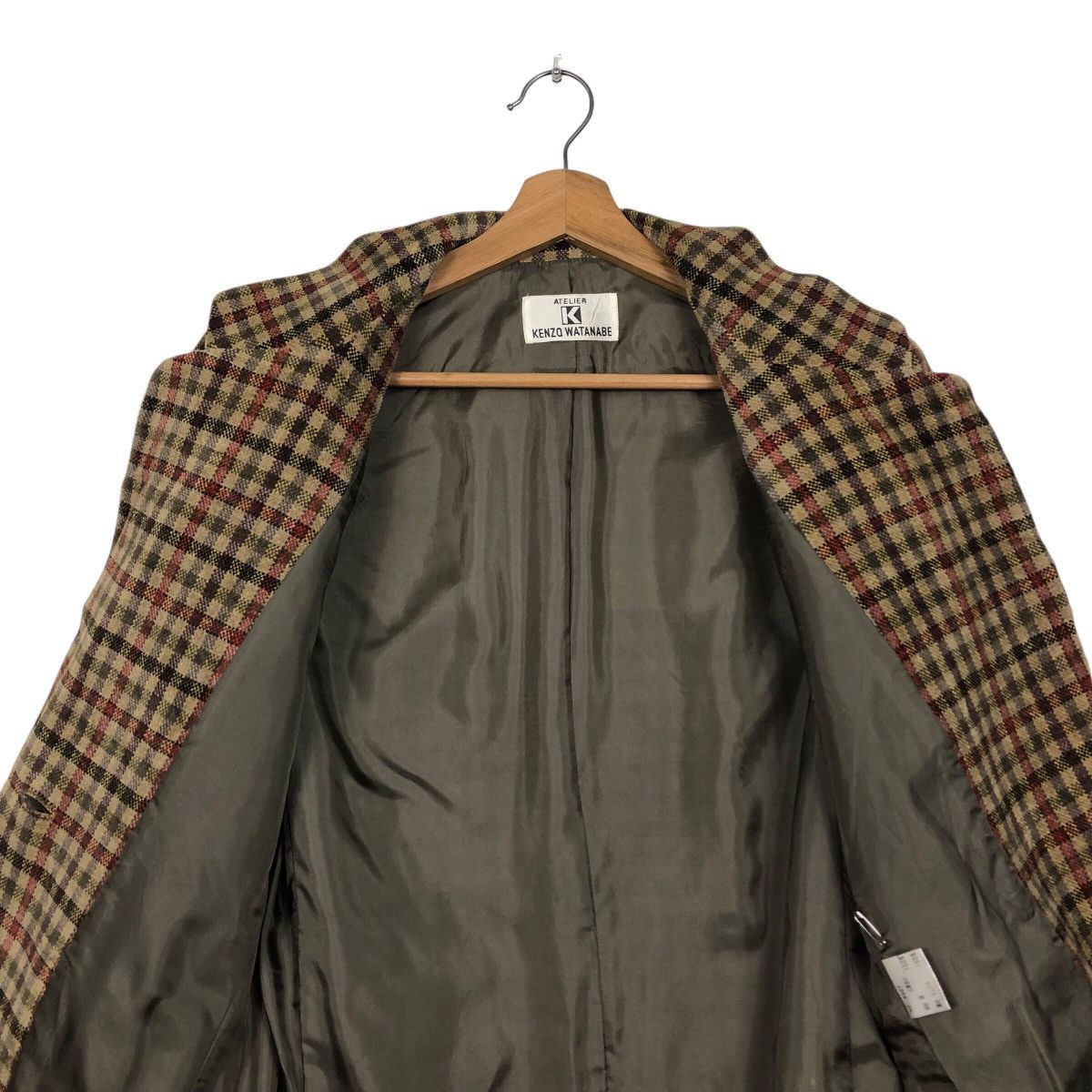 Japanese Brand 📌Vintage Chore Jacket Kenzo Watanabe Tartan Design Size US M / EU 48-50 / 2 - 15 Thumbnail