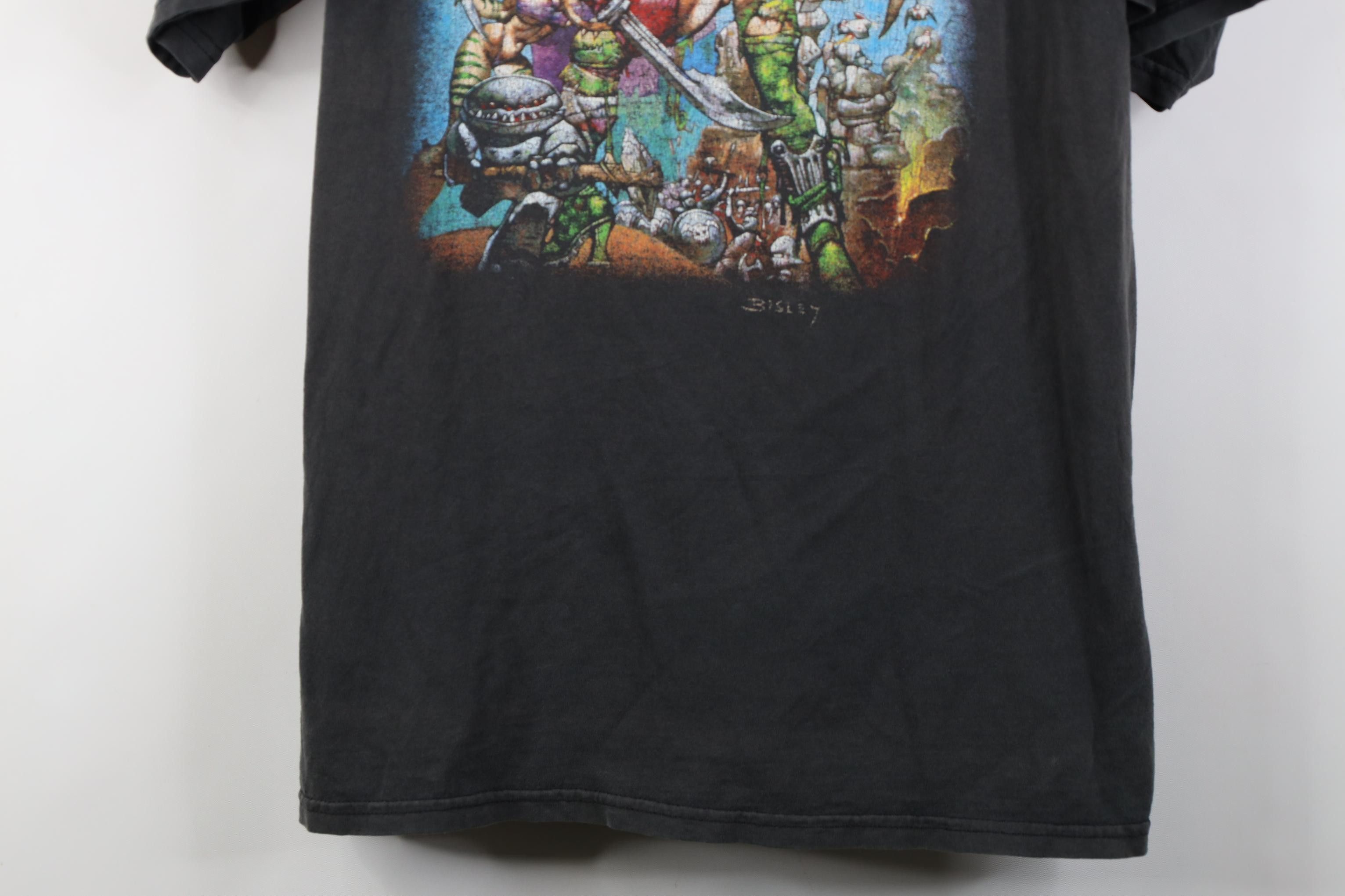 Vintage Vintage 90s Winterland Metal 2000 Movie Comic T-Shirt Black Size US XL / EU 56 / 4 - 3 Thumbnail