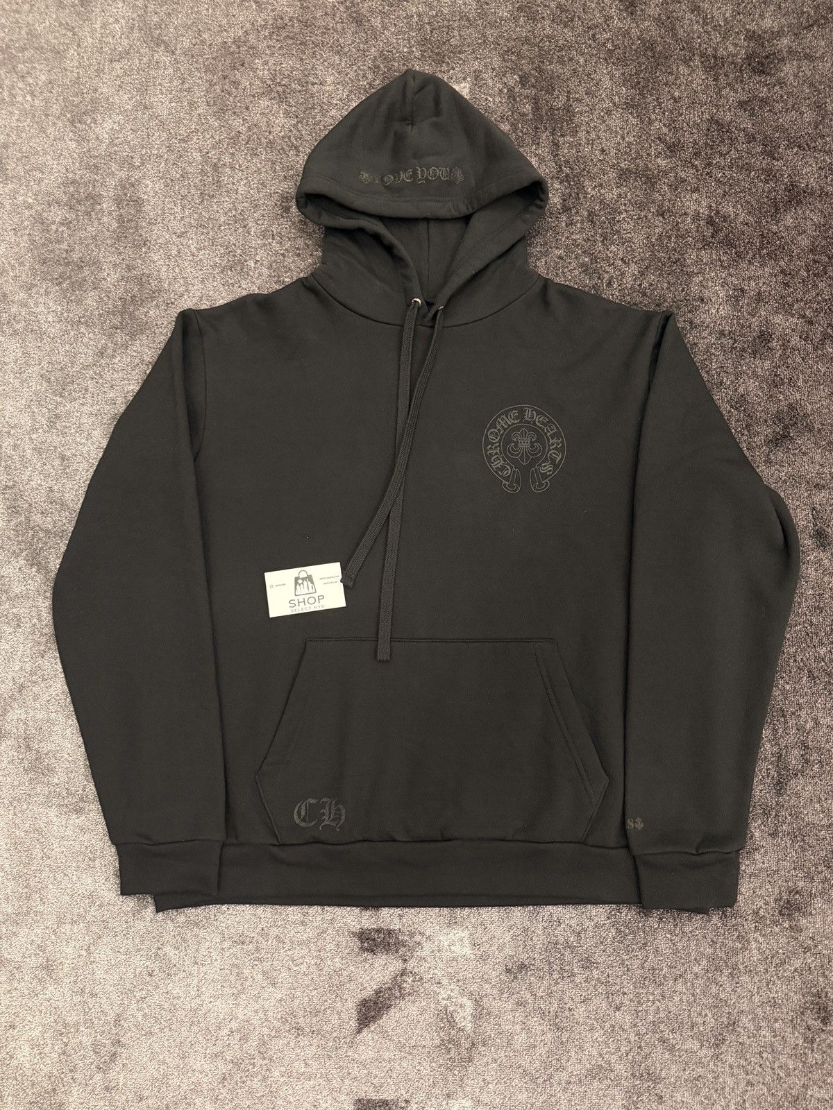 Chrome Hearts NEW CHROME HEARTS CANNES EXCLUSIVE MONOTONE FLEUR HOODIE Size US L / EU 52-54 / 3 - 4 Thumbnail