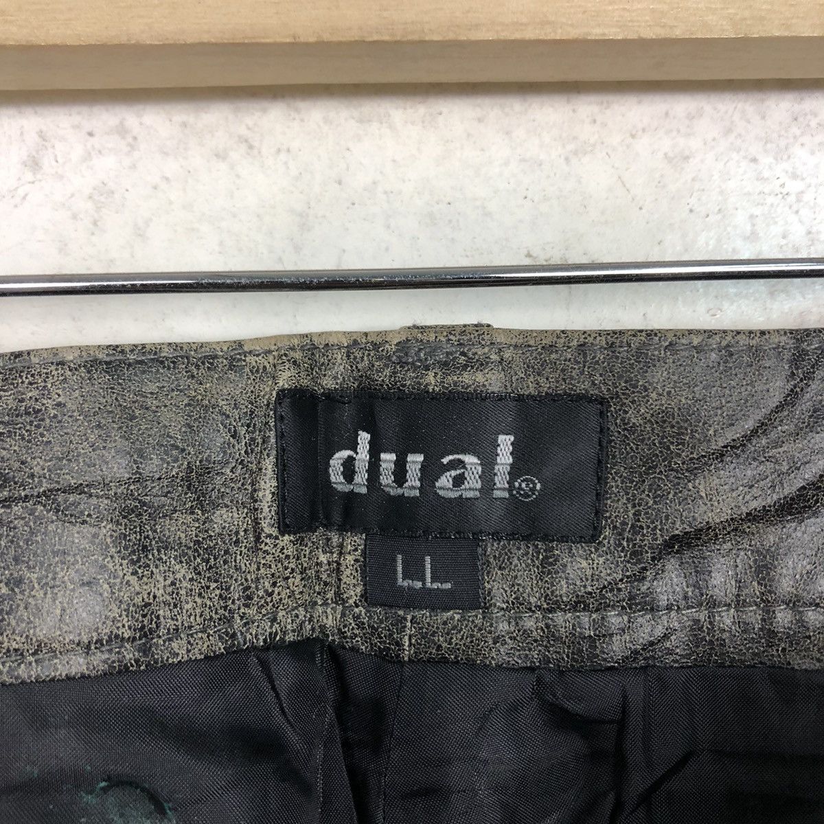 Japanese Brand 📌Vintage Biker Racing Leather Pants Dual Issey Miyake Size US 32 / EU 48 - 19 Thumbnail