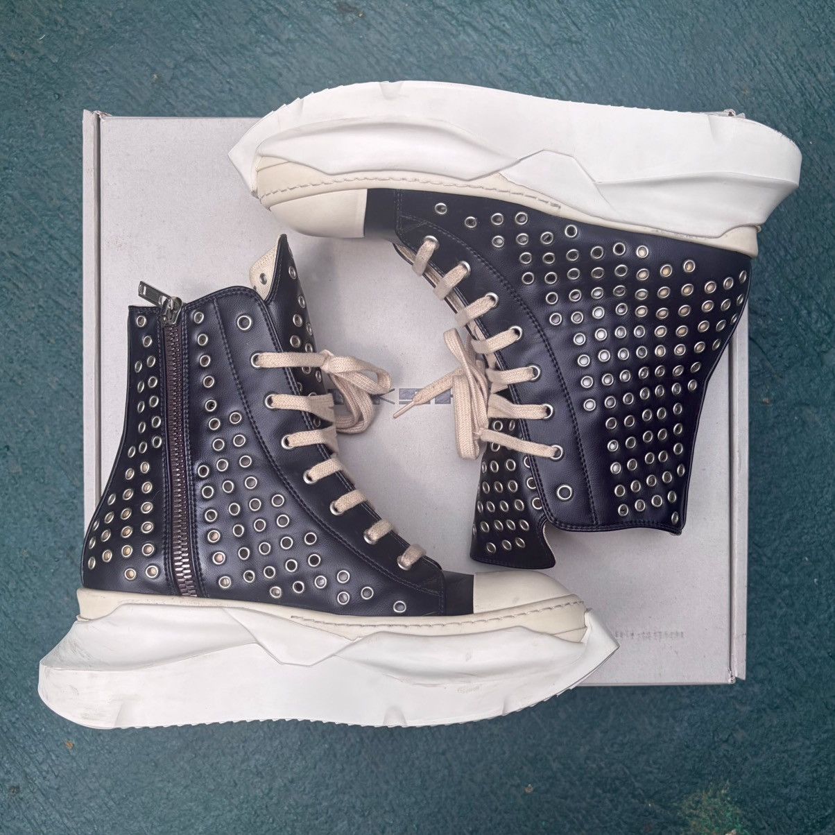 Rick Owens Drkshdw Rick Owens DRKSHDW Abstract Gimp Eyelets Ramones High Size US 8 / EU 41 - 13 Thumbnail