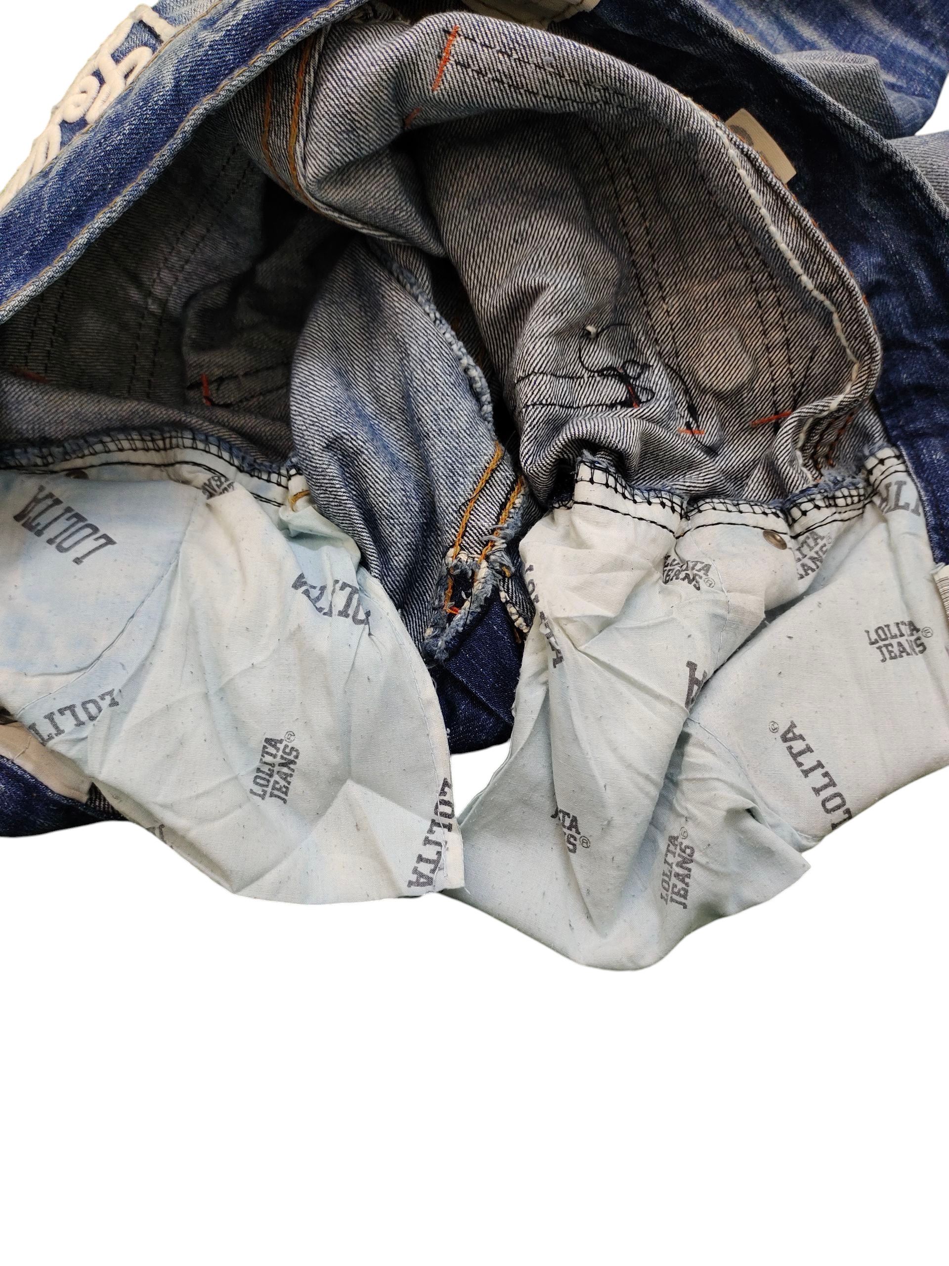 Number (N)ine × Undercover Yoshitomo Nara Lolita Clawmark Distress Denim Jeans Size US 30 / EU 46 - 16 Thumbnail