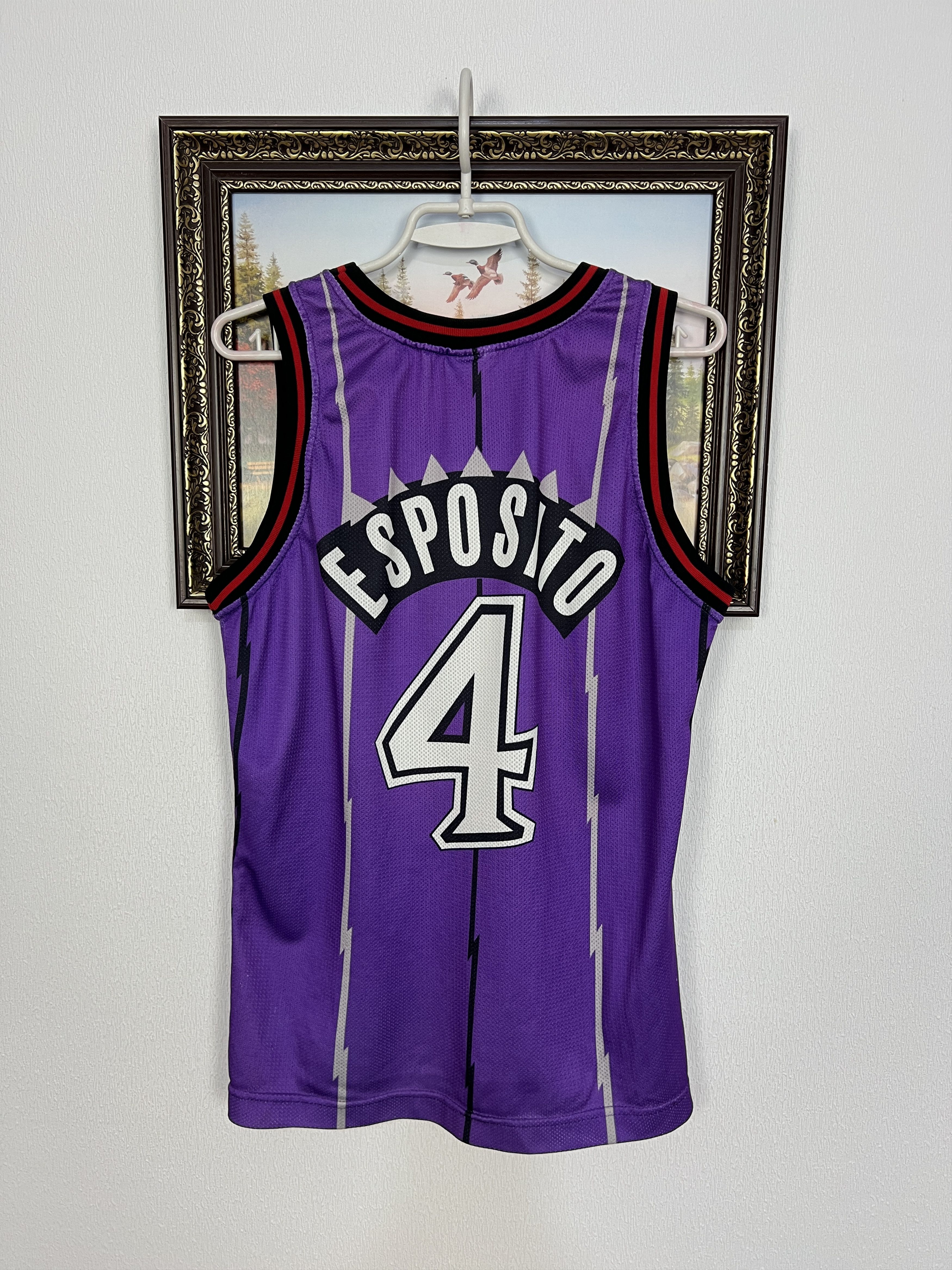 Champion Vintage 90's Toronto Raptors Esposito NBA Jersey Shirt Rare Size US S / EU 44-46 / 1 - 8 Thumbnail