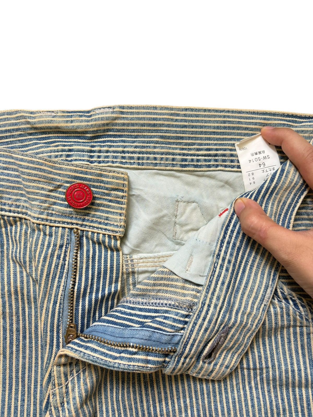 Visvim Vintage Japanese Brand Hickory Carpenter Flare Jeans Size 32" / US 10 / IT 46 - 5 Thumbnail