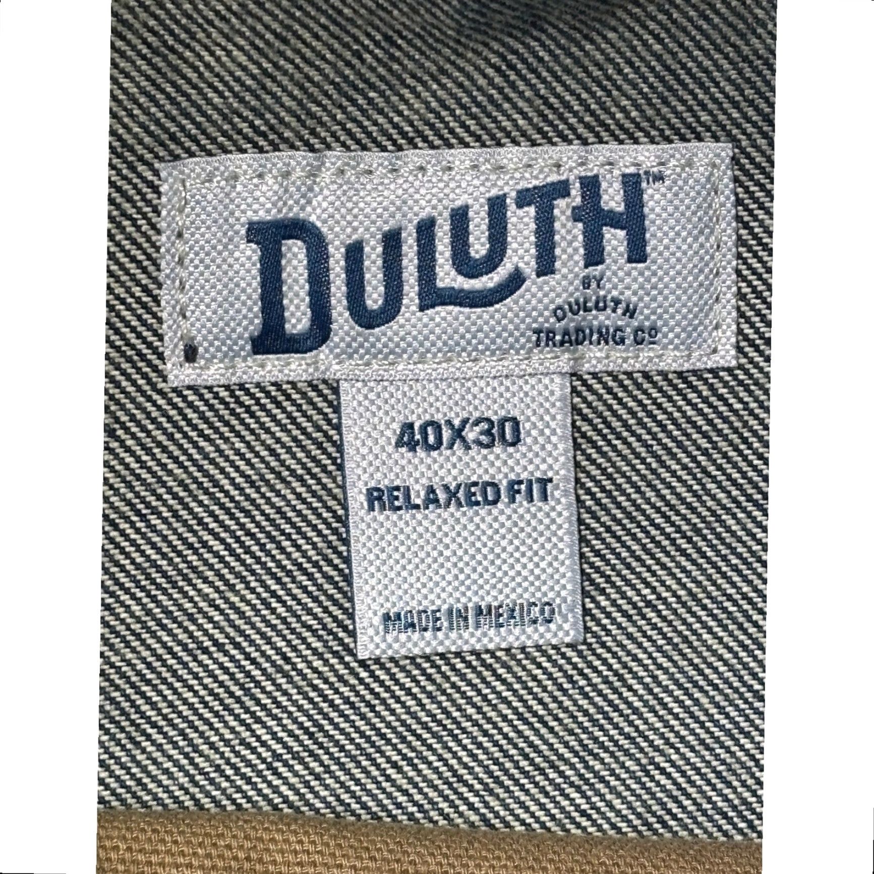 Duluth Trading Company Duluth Trading Co Mens Jeans 40x30 Relaxed Fit Dark Wash Denim Zipper 5-Pocket Logo Button Zip Straight Mens Size US 40 / EU 56 - 5 Thumbnail