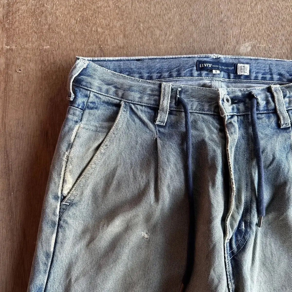 Levi's Made & Crafted LEVI’S MADE & CRAFT DENIM DOUBLE KNEE RIPPED WORK WEAR PANTS Size US 30 / EU 46 - 5 Thumbnail