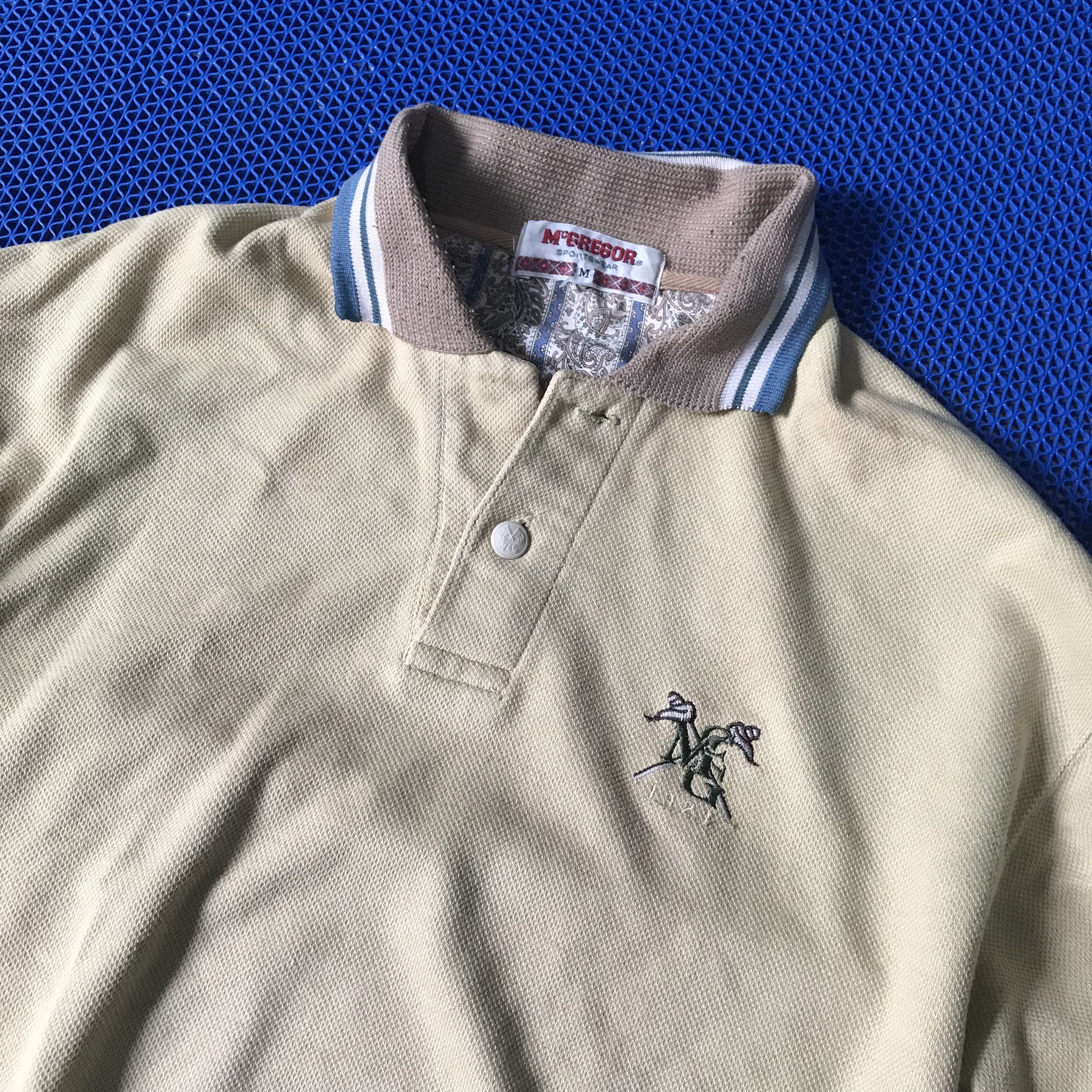 McGregor Mc Greggor Long sleeves polo shirt ivy league campus Size US M / EU 48-50 / 2 - 2 Thumbnail