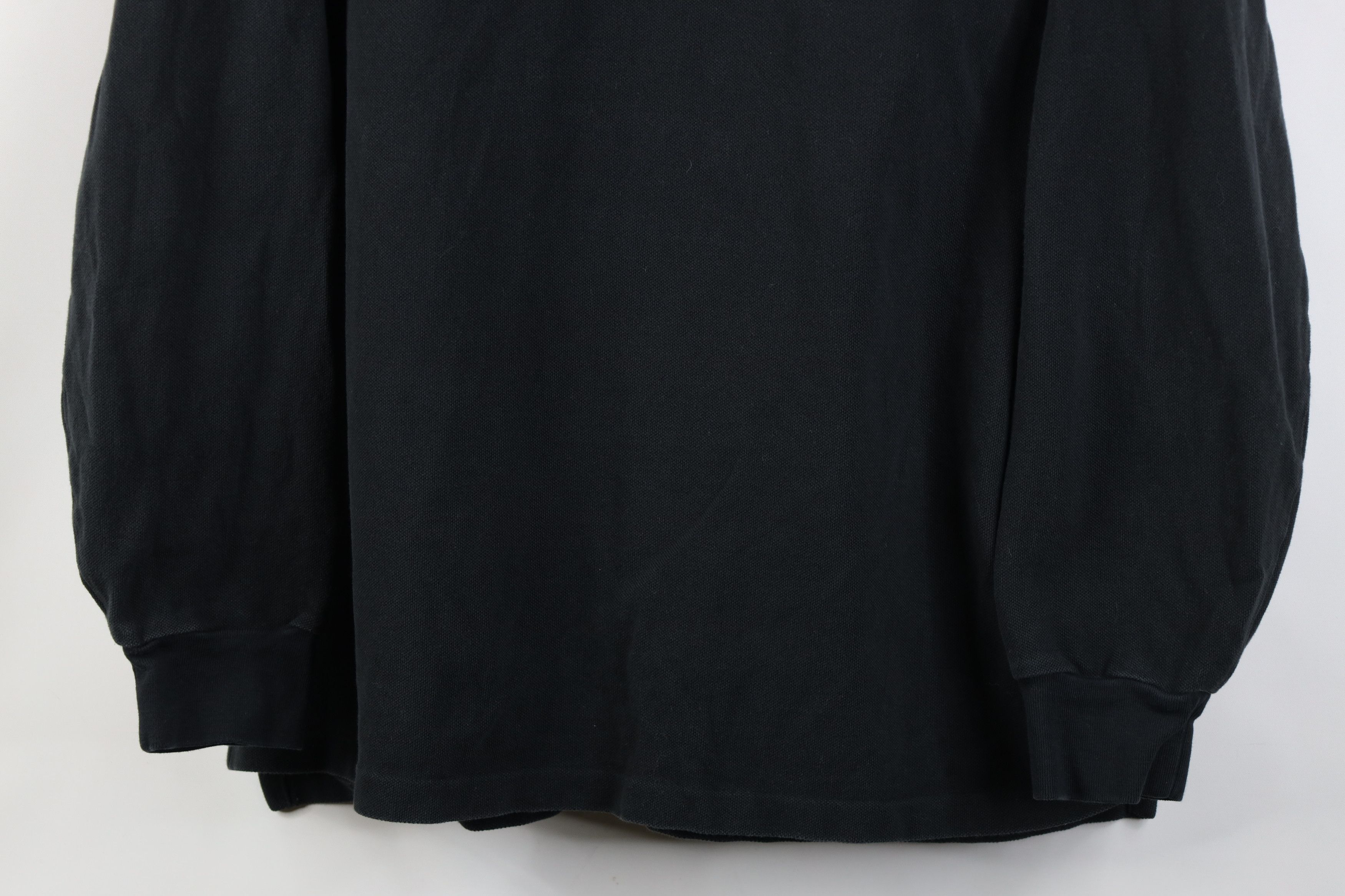 Ralph Lauren Vintage Y2K Ralph Lauren Long Sleeve Rugby Polo Shirt Black Size US L / EU 52-54 / 3 - 3 Thumbnail