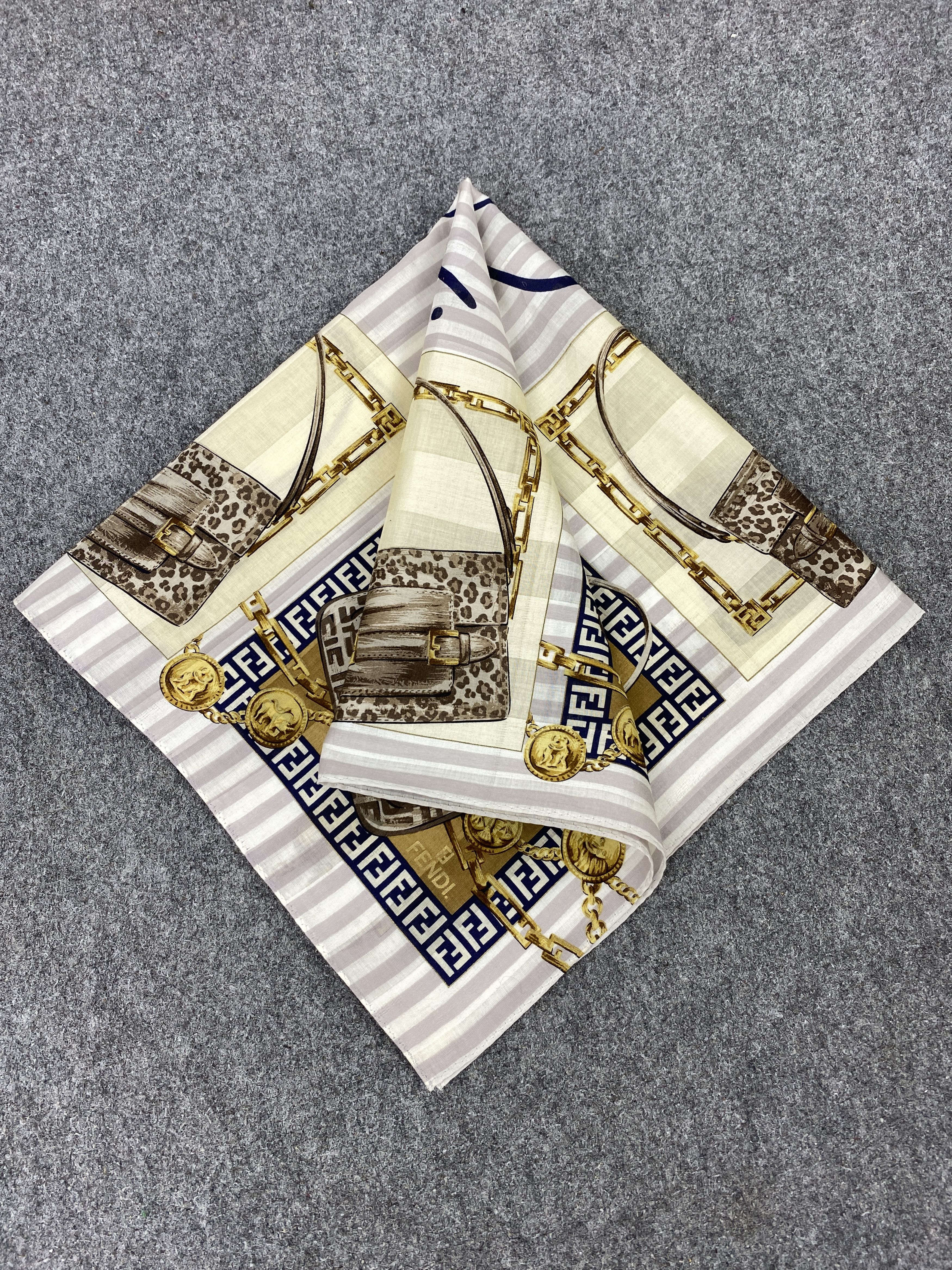 Fendi Vintage Fendi Handkerchief Neckerchief KT0269 Size ONE SIZE - 3 Thumbnail