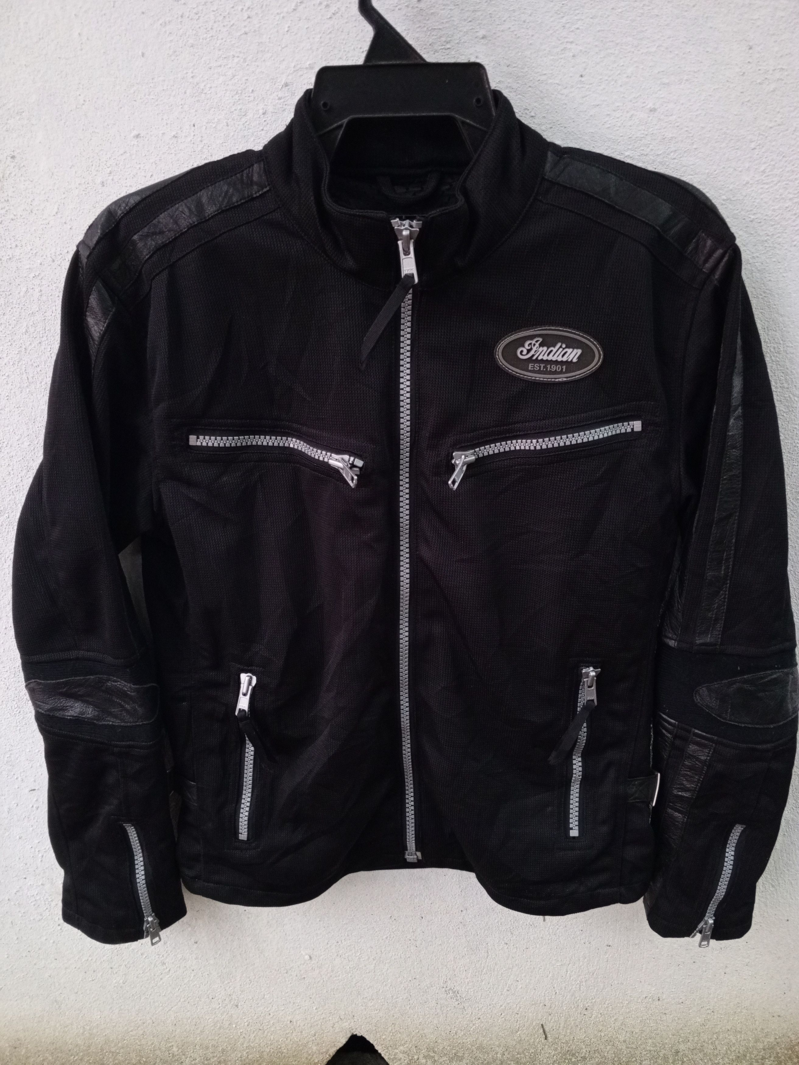Indian Motorcycle × Japanese Brand INDIAN M.C MOTORCYCLE JACKER RACING Size US M / EU 48-50 / 2 - 1 Thumbnail