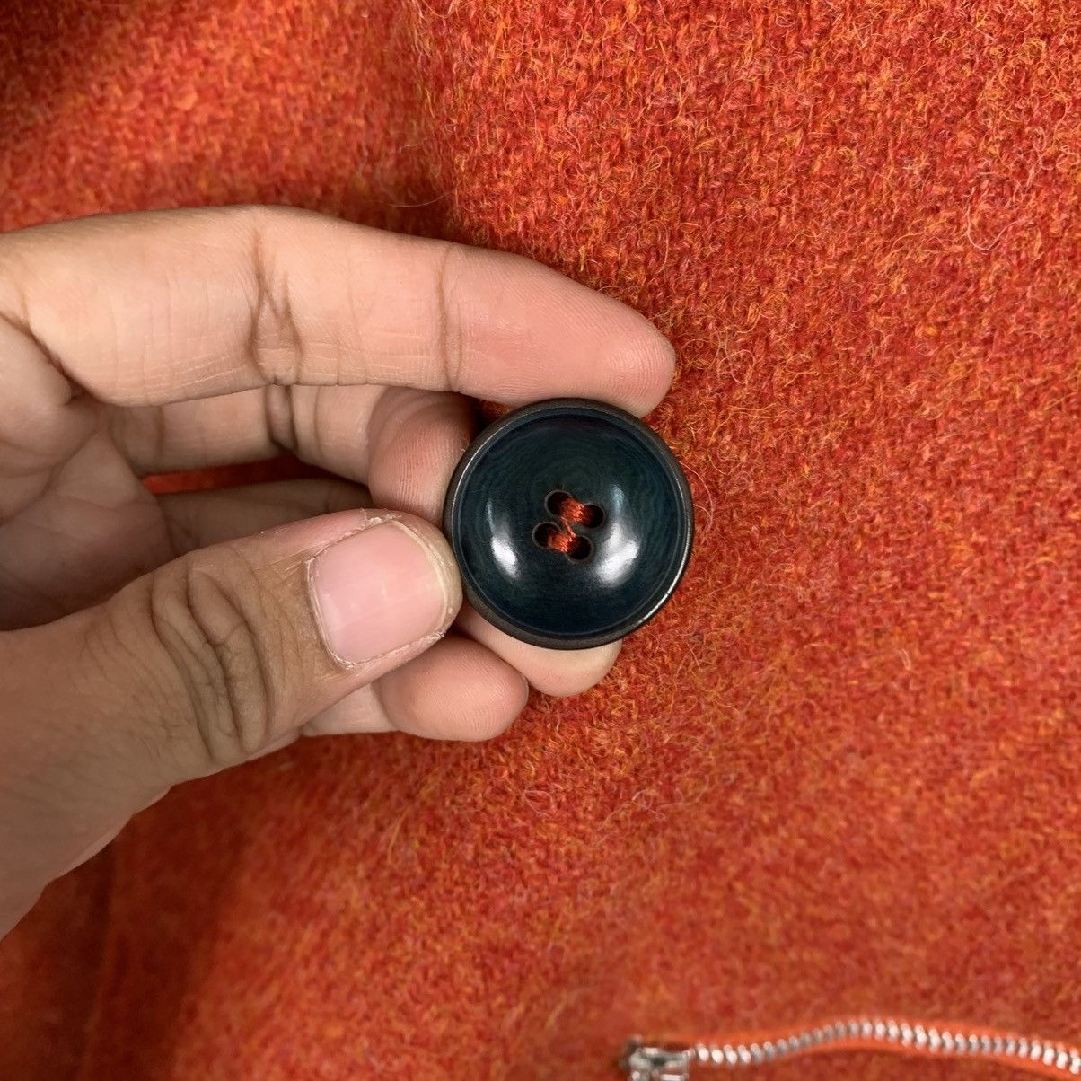 Harris Tweed Pret Pour Partir x Harris Tweed Wool Orange Coat Size XXS / US 00 / IT 34 - 14 Thumbnail