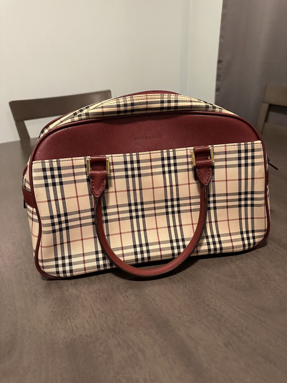 Burberry Burberry Boston Bag Nova Check Vintage | Grailed