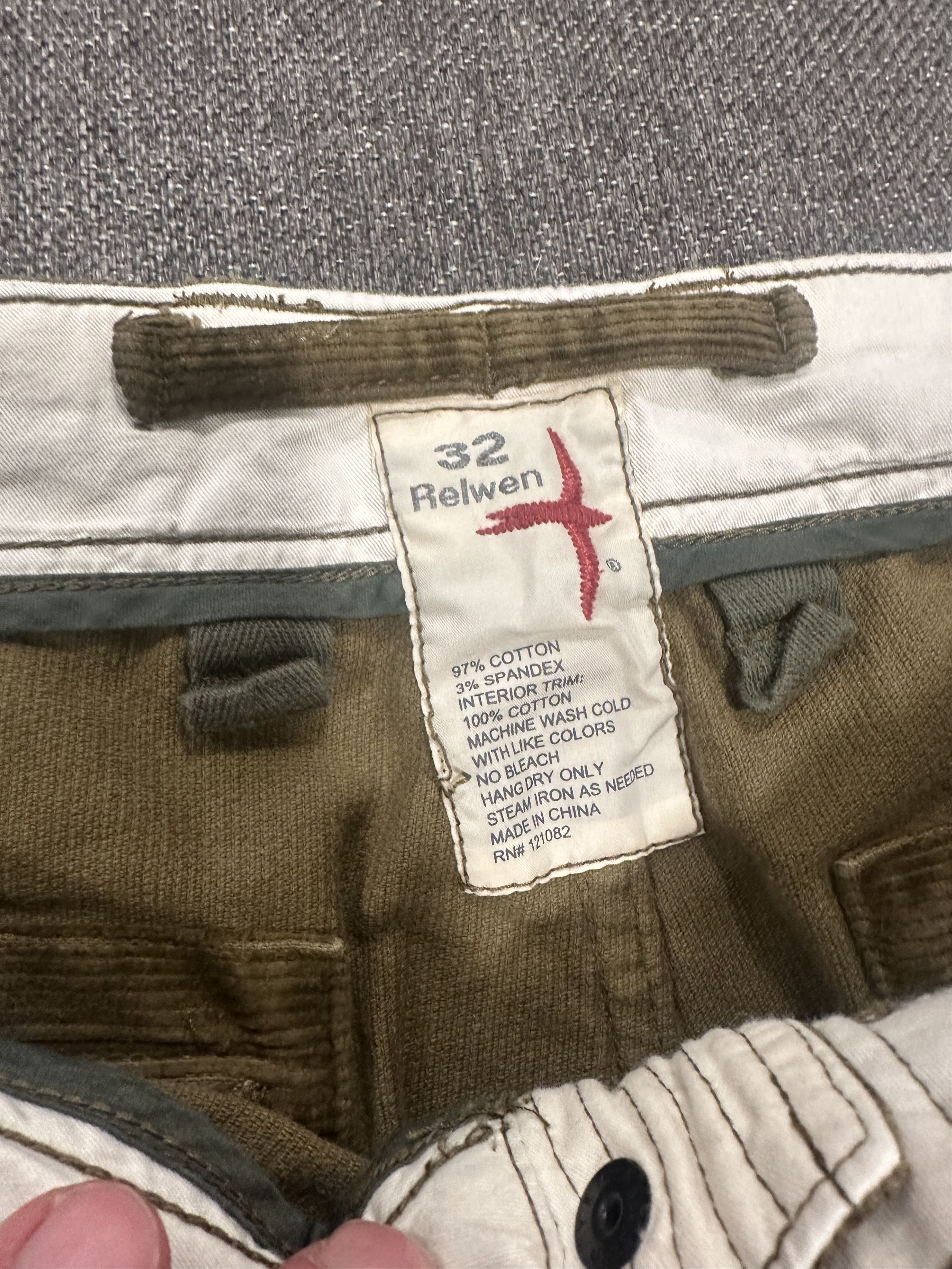 Relwen Stretch Corduroy Fatigue Pants Size US 32 / EU 48 - 2 Thumbnail