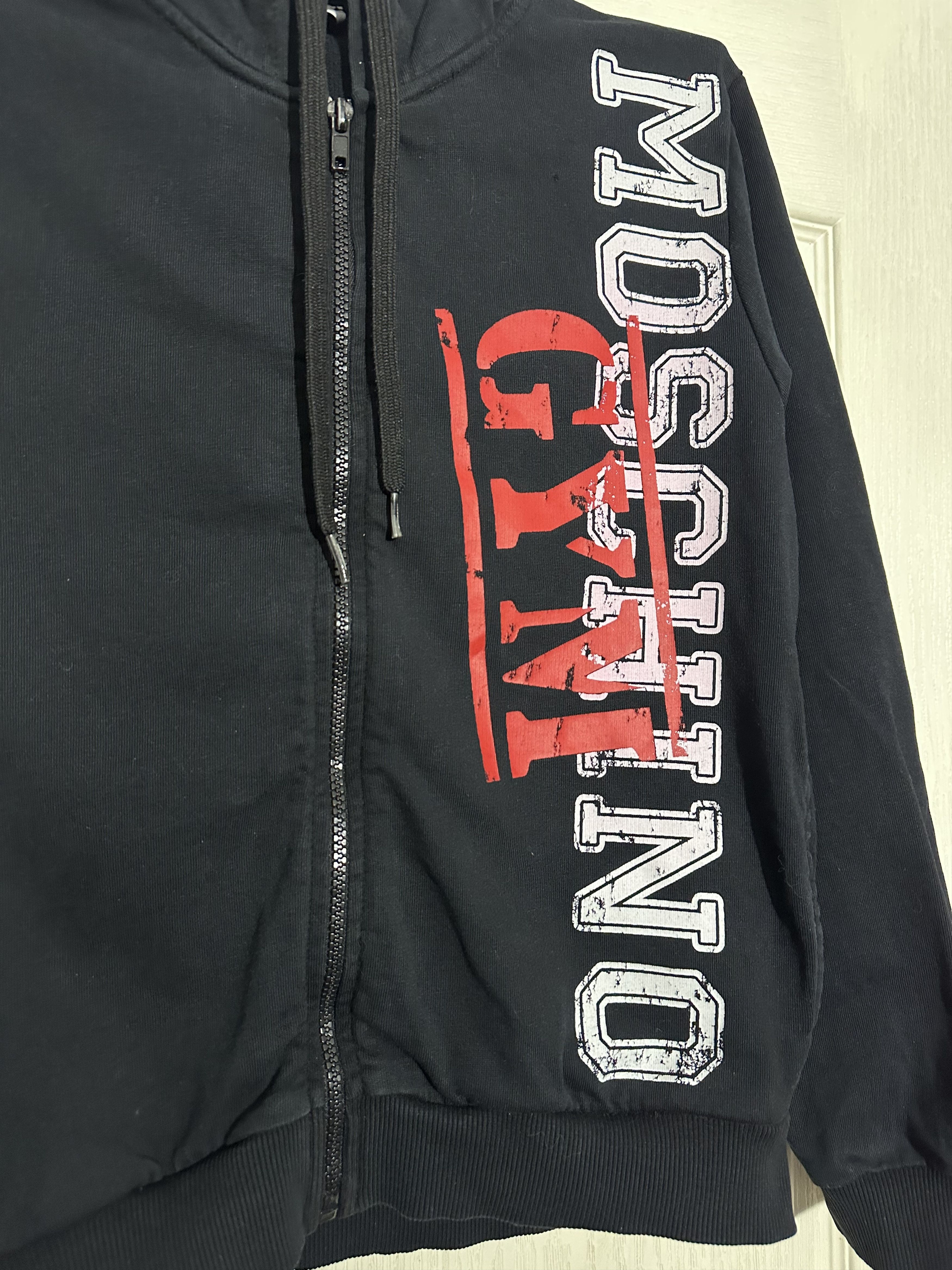Moschino Moschino Gym Women Zip Hoodie Black Full Zip Size M / US 6-8 / IT 42-44 - 2 Thumbnail