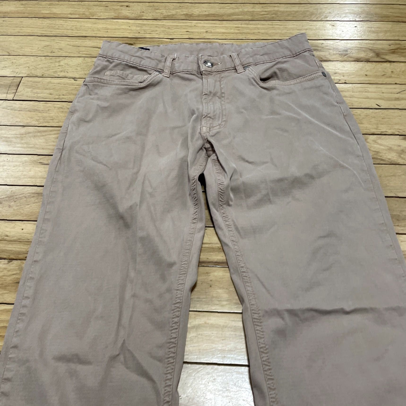 Peter Millar VINTAGE Peter Millar Crown Crafted Pants 31/32 Brown Khaki Stretch Chino Capsule 30x30 Size US 30 / EU 46 - 4 Thumbnail