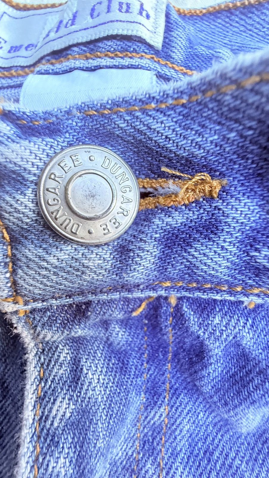 Other Vintage 90s Emerald Club Made in USA Denim Cutoffs Talon Zip Size 29" - 5 Thumbnail