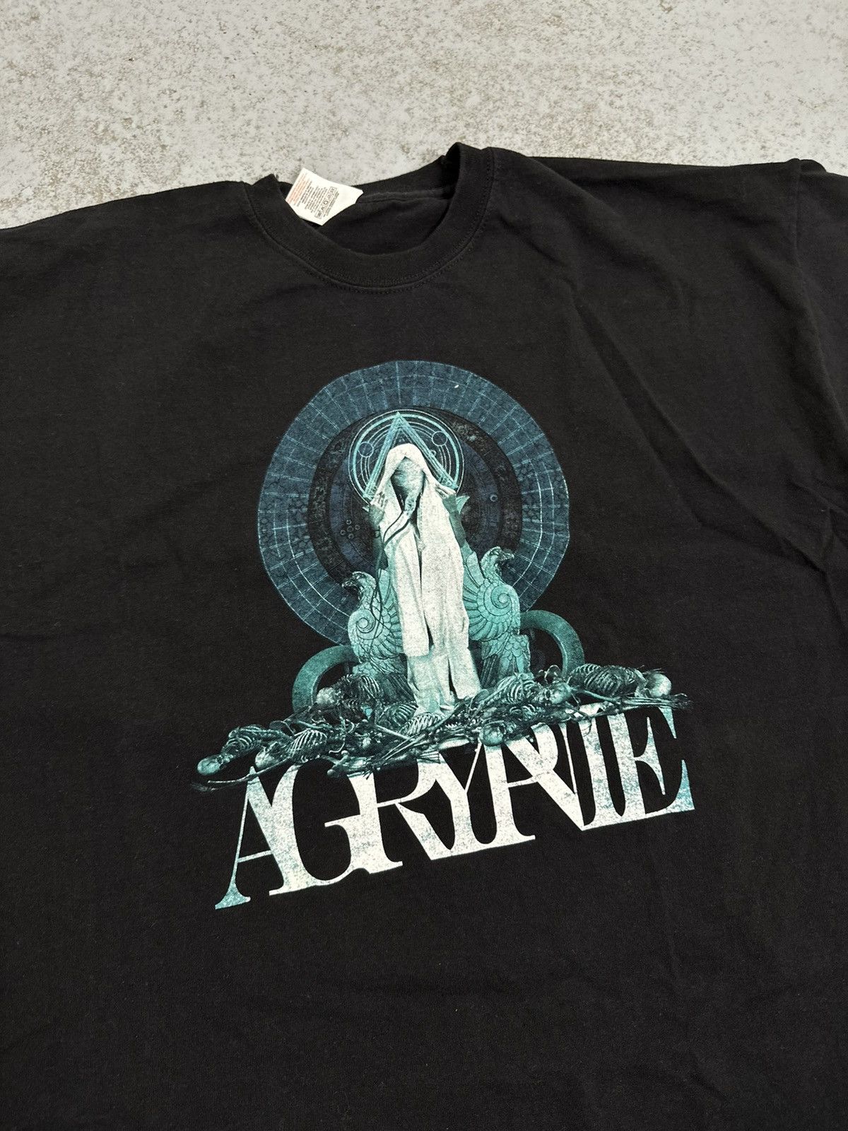 Band Tees Agrypnie Dark Death Metal Ihr Seid Weiter Nichts Als Asche Size US XXL / EU 58 / 5 - 7 Thumbnail