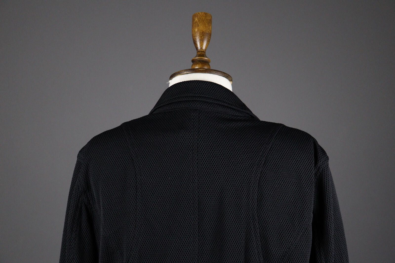 Designer Marc Cain Black Textured 2 Button Blazer Jacket Size 6 Size M / US 6-8 / IT 42-44 - 6 Thumbnail