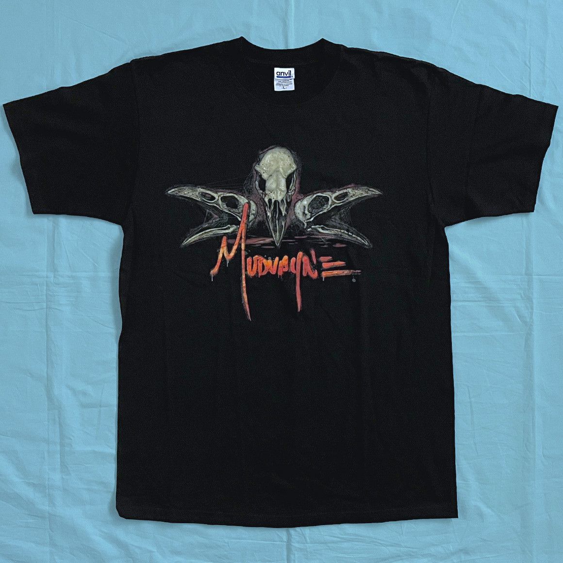 Vintage Vintage Mudvayne Crow Tri-Skull w/ Logo Back 03 Size US L / EU 52-54 / 3 - 1 Thumbnail