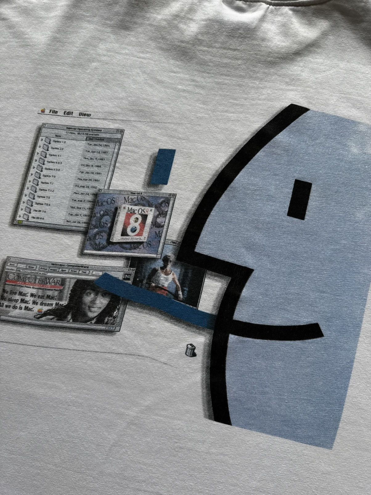 Vintage RARE 1997 Mac OS Apple Tee Shirt Steve Jobs Tech Art Size US L / EU 52-54 / 3 - 5 Thumbnail