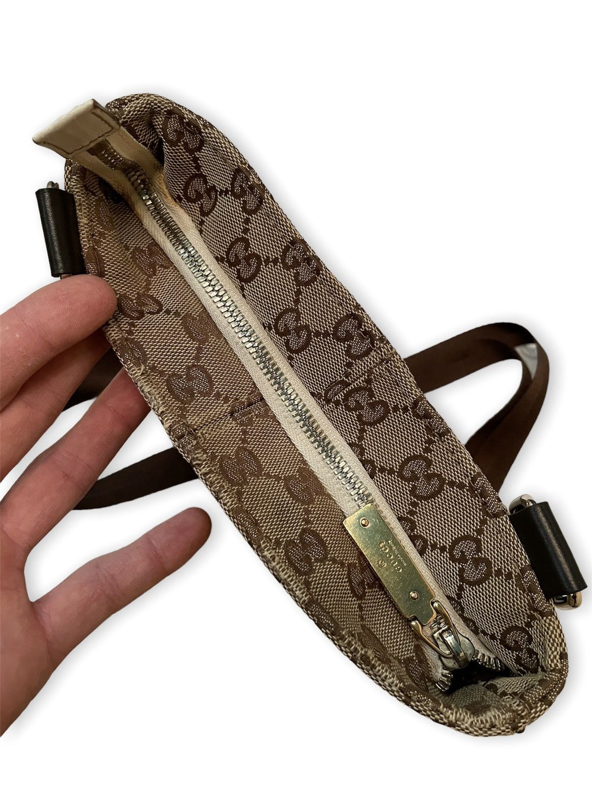 Gucci × Handmade × Vintage Supreme Crossbody HandMade Messenger Side Tote Shoulder Bag Size ONE SIZE - 9 Thumbnail