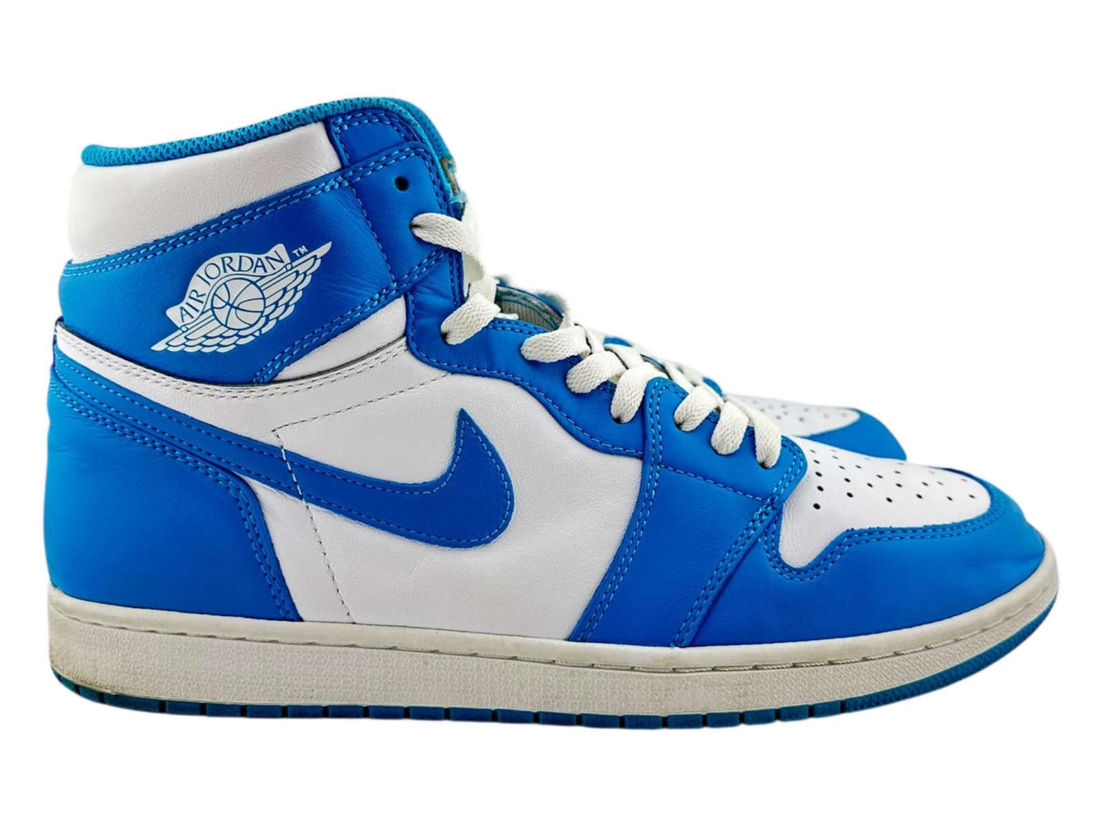 Nike Nike Air Jordan 1 UNC Blue White Sneakers US 11.5 Size US 11.5 / EU 44-45 - 3 Thumbnail