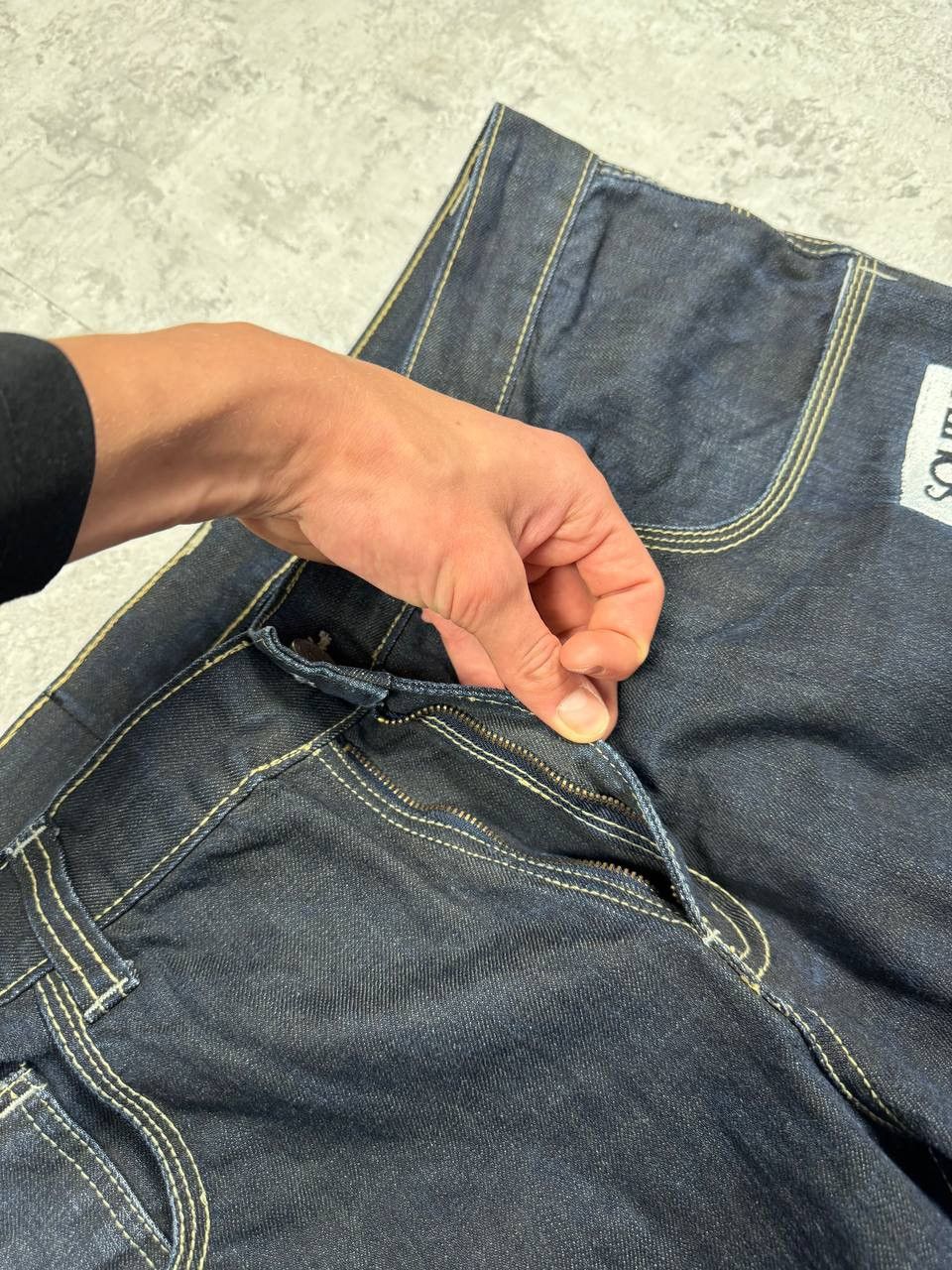 Southpole RARE Southpole Fight Club Blue Baggy Y2K Jeans Size 36 Size US 36 / EU 52 - 19 Thumbnail