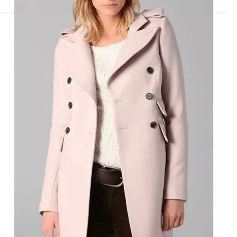SMYTHE Smythe 'Les Vestes' Wool lilac Button Structured Coat US 6 Size M / US 6-8 / IT 42-44 - 1 Thumbnail