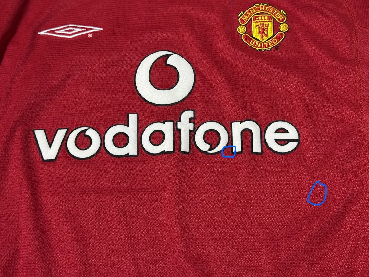 Umbro 2000 2002 Manchester united vintage jersey umbro vodafone Size US L / EU 52-54 / 3 - 11 Thumbnail