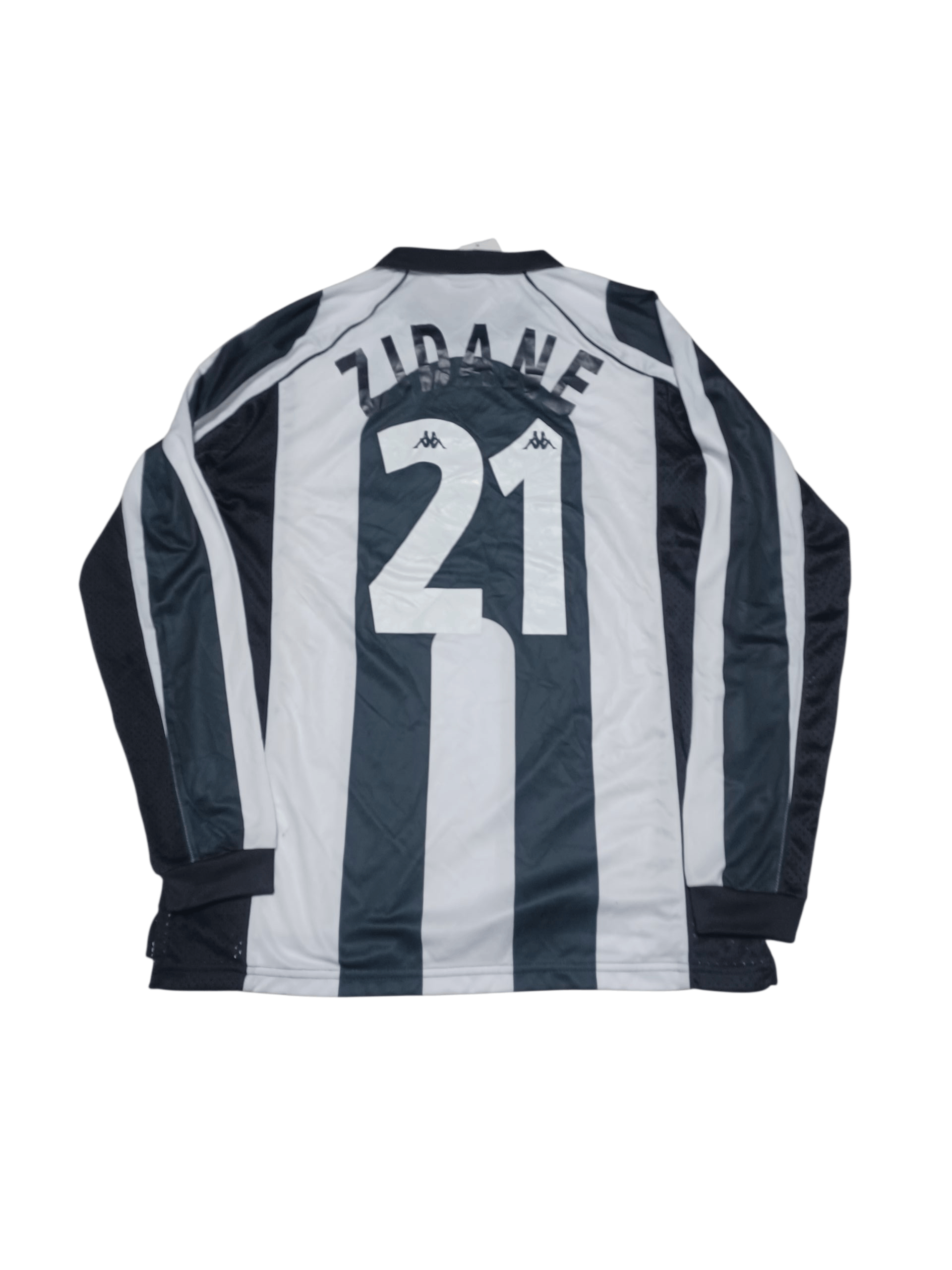 Kappa ZIDANE JUVENTUS KAPPA VINTAGE 1997/1998 SOCCER JERSEY Size US L / EU 52-54 / 3 - 3 Thumbnail