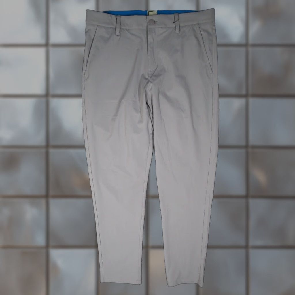 Vintage SWET TAILOR Performance Pants Men's 32 Gray Nylon Spandex Casual Travel Work Chino 32x30 Size US 32 / EU 48 - 1 Thumbnail