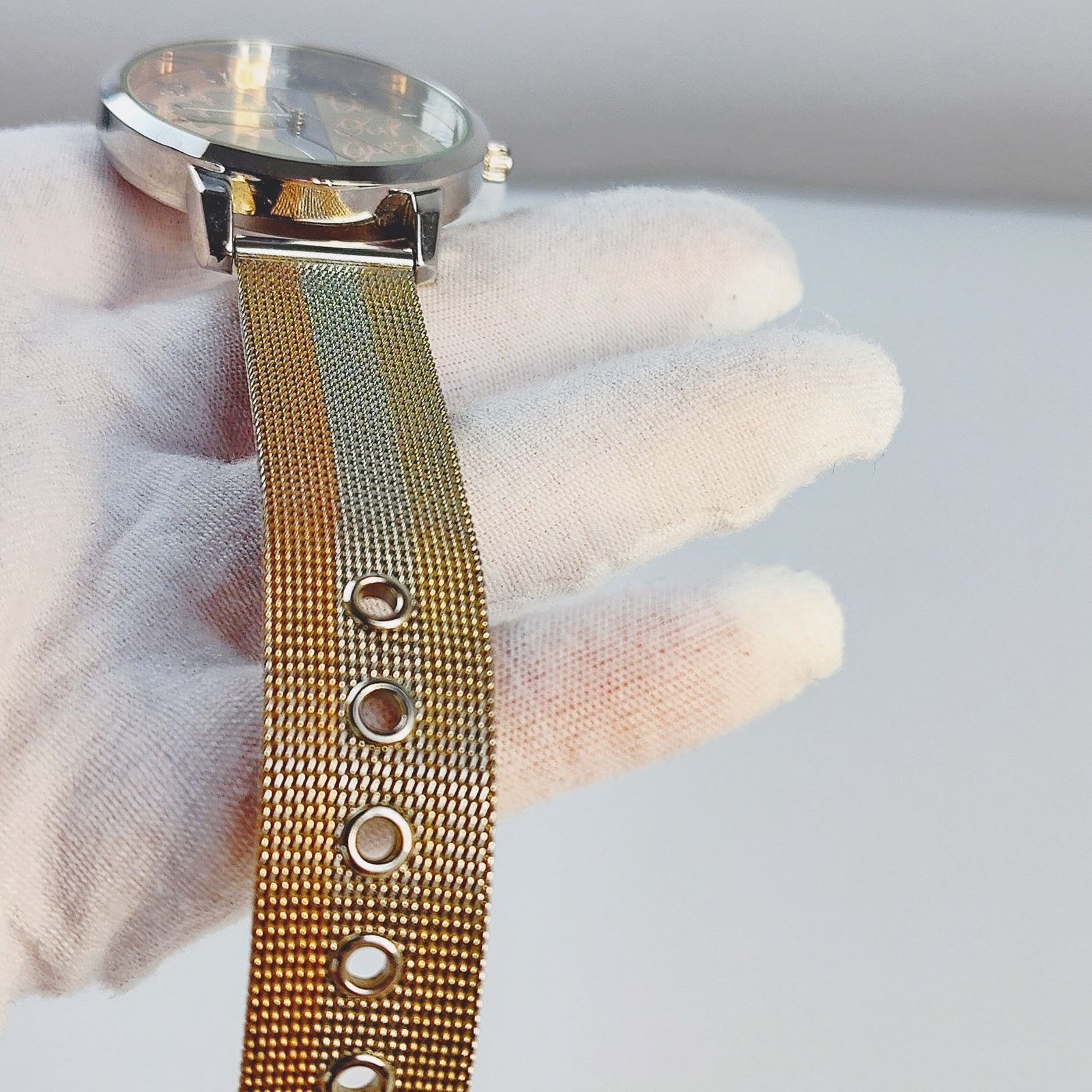 Disney Disney Belle Be Our Guest Watch Round Silver Tan Size ONE SIZE - 4 Thumbnail