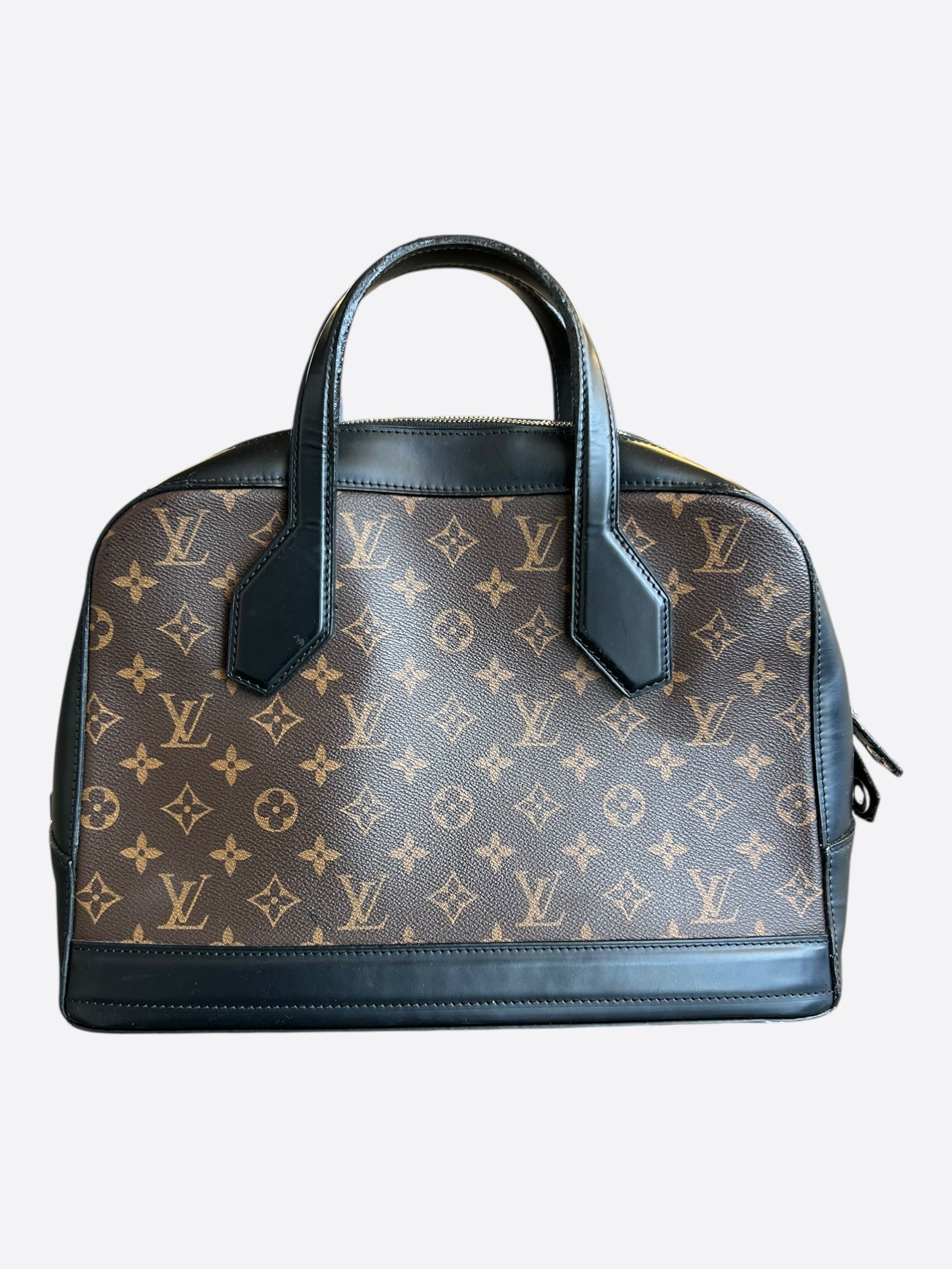 Louis Vuitton Louis Vuitton Brown & Black Monogram Canvas Dora Soft MM Bag Size ONE SIZE - 3 Thumbnail