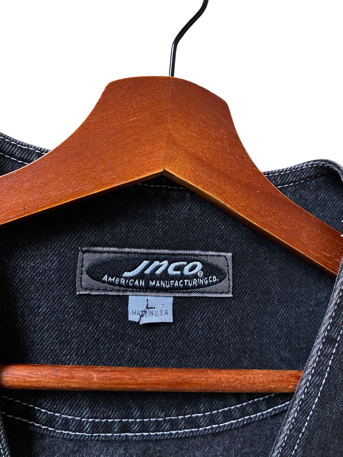 JNCO Very Rare Vintage Brand JNCO Made In Usa Denim Vests 1990s Size US L / EU 52-54 / 3 - 8 Thumbnail