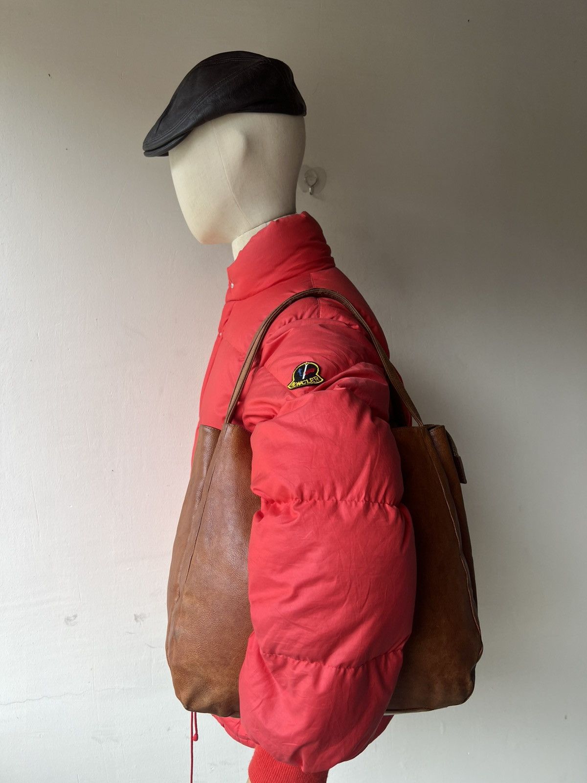 Leather 2000s Yohji Yamamoto Y’saccs Faded Patina Leather Bag Size ONE SIZE - 4 Thumbnail