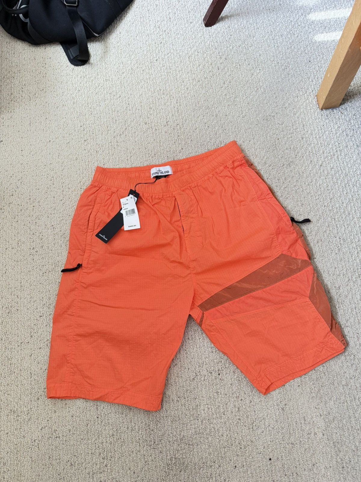 Stone Island New w/Tags Stone Island Medium Orange Shorts Size US 32 / EU 48 - 4 Thumbnail