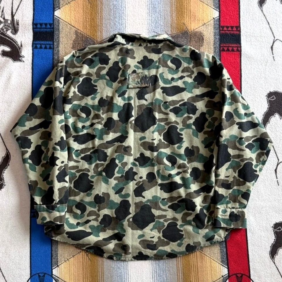 Vintage VINTAGE Frostproof Mens 3XL Duck Frog Camo Chamois Flannel Button Up Pocket Size US XXL / EU 58 / 5 - 5 Thumbnail