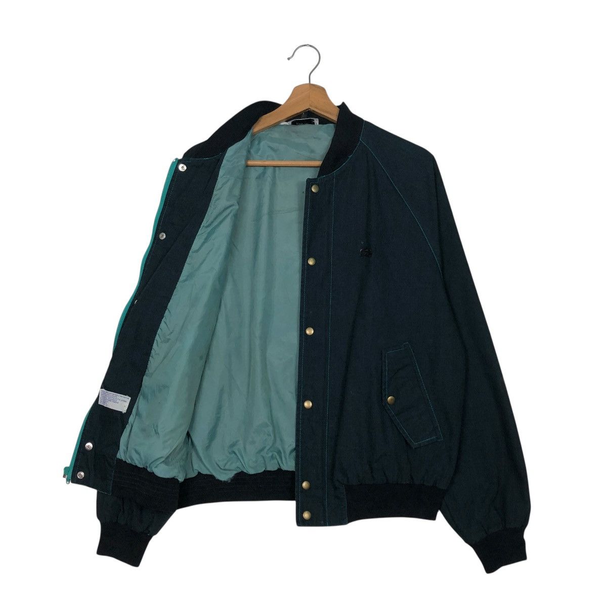 Vintage 🔥VINTAGE BOMBER JACKET DUCK CANVAS IZOD LACOSTE Size US M / EU 48-50 / 2 - 13 Thumbnail