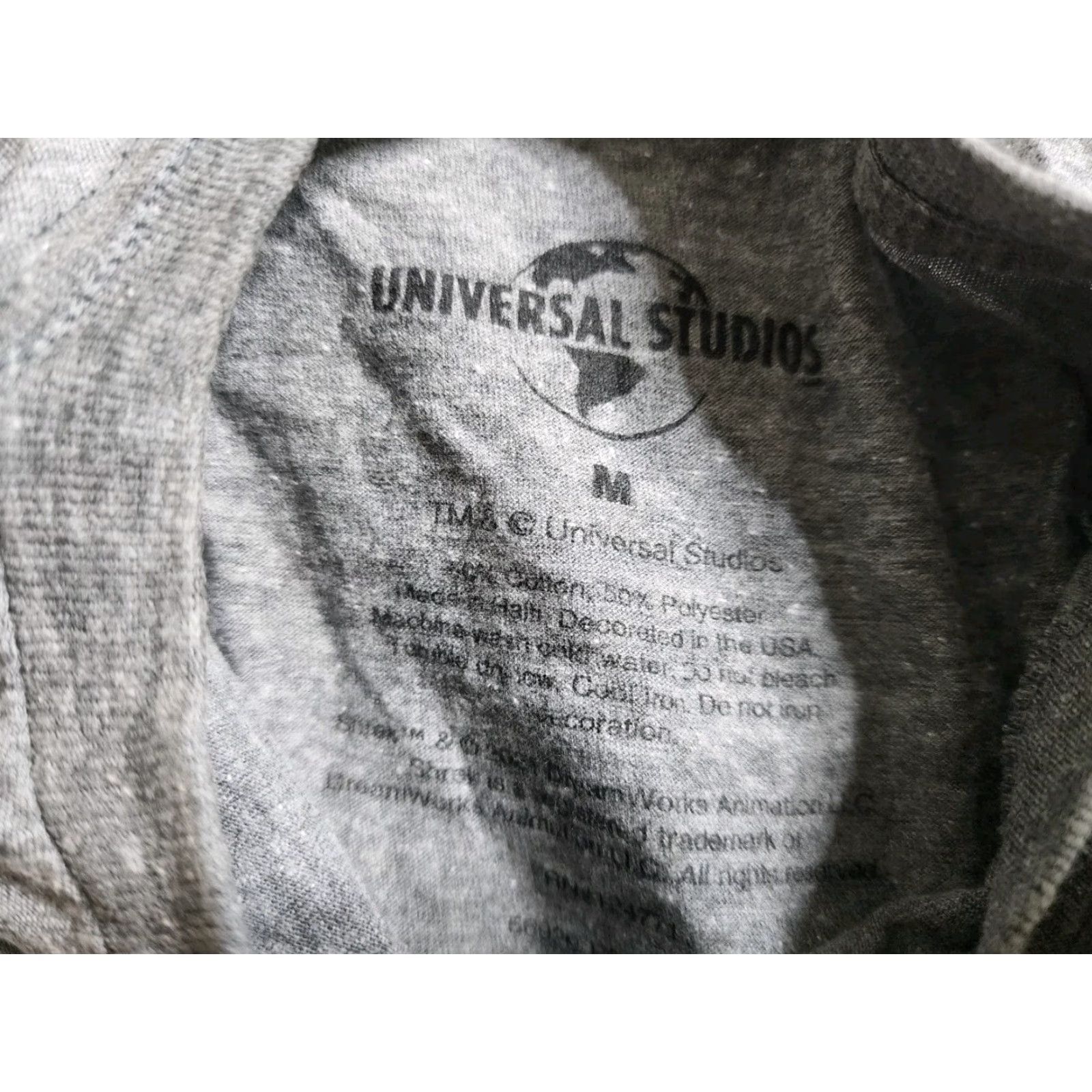 Vintage Universal Studios T Shirt Mens M Gray Rare Orlando 2003-2022 Shrek 4D Double Sided Size US M / EU 48-50 / 2 - 4 Thumbnail
