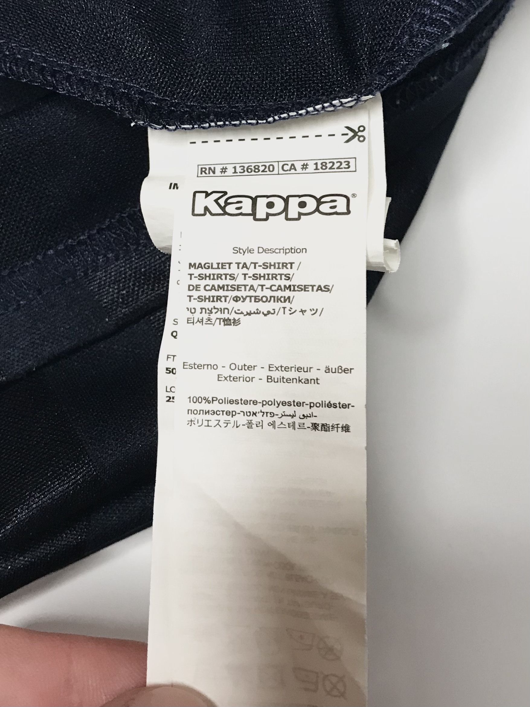 Kappa Kappa Brunton Retro Seventies Tonal Stripe T-Shirt Size US S / EU 44-46 / 1 - 6 Thumbnail