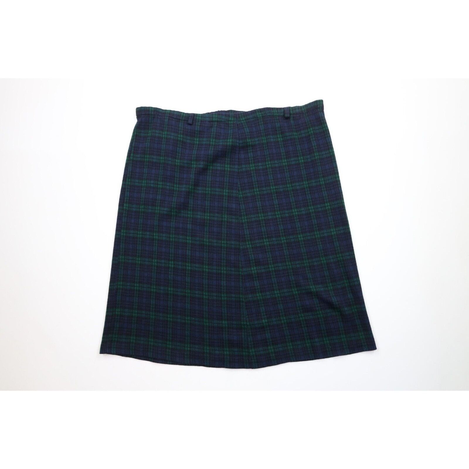 Vintage Vintage 70s Streetwear Knit Tartan Plaid Skirt Size 32" / US 10 / IT 46 - 6 Thumbnail