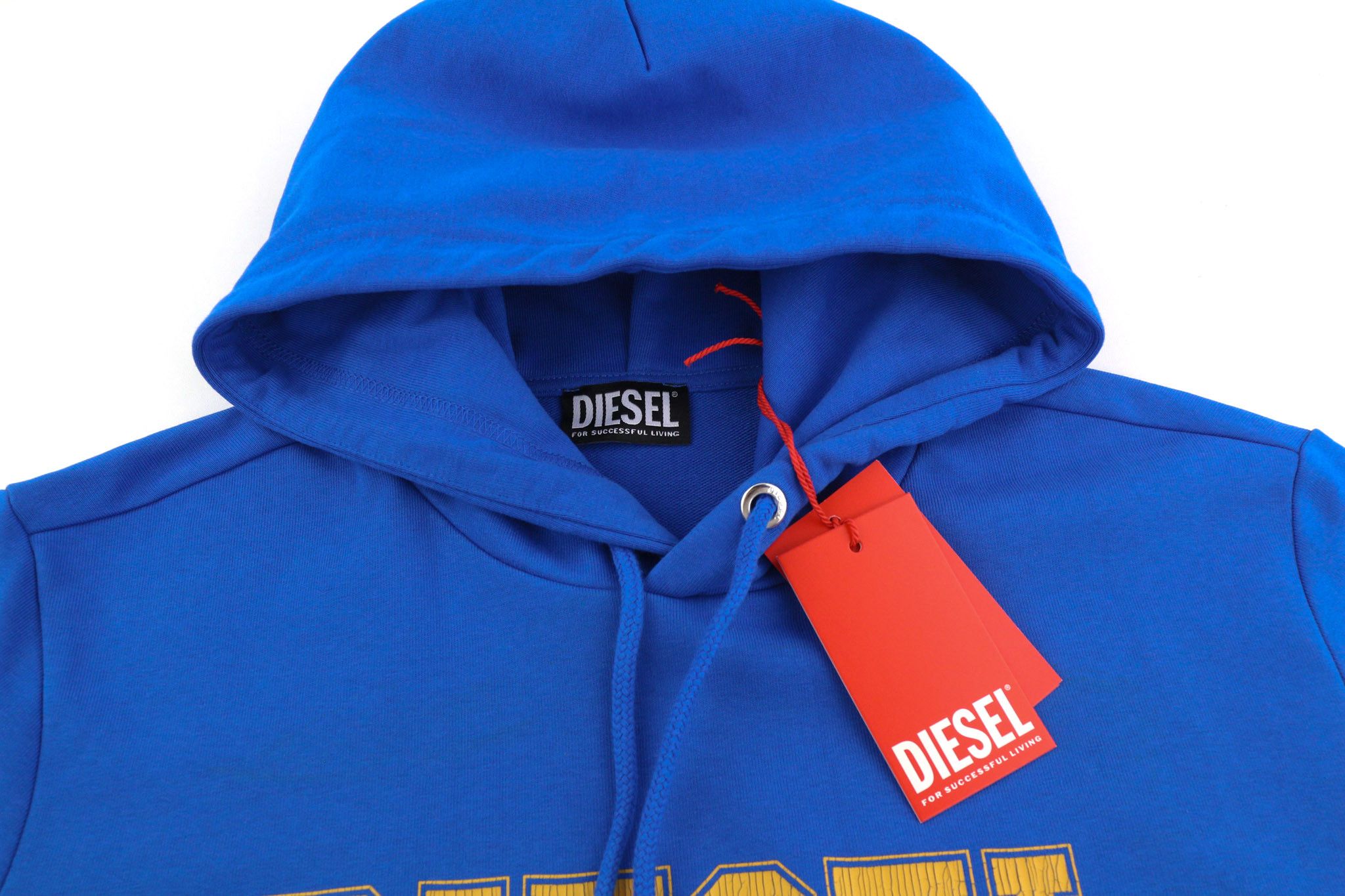 Diesel S-Ginn-Hood-K25 Mens Hoodie L Blue Oversized 40370 Size US L / EU 52-54 / 3 - 4 Thumbnail