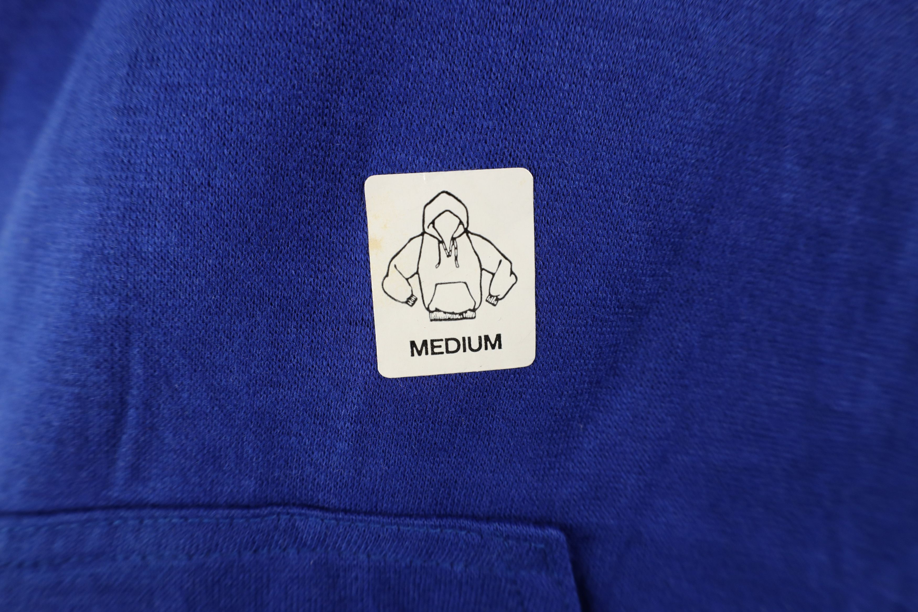 Vintage Deadstock Vintage 70s 80s Streetwear Hoodie Sweatshirt Blue Size US M / EU 48-50 / 2 - 4 Thumbnail