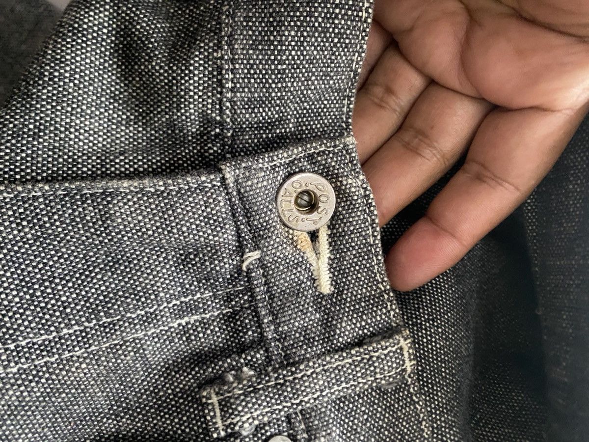 POST OVERALL SINGLE POCKET SELVEDGE DENIM WORK WEAR DESIGN