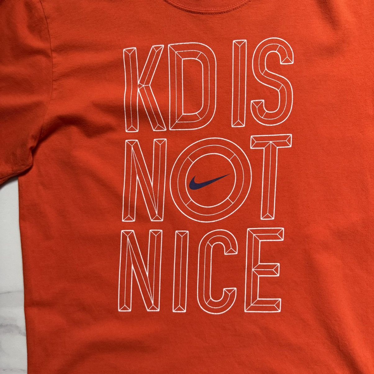 Nike Vintage Y2K Nike KD Is Not Nice T-Shirt Size US L / EU 52-54 / 3 - 5 Thumbnail