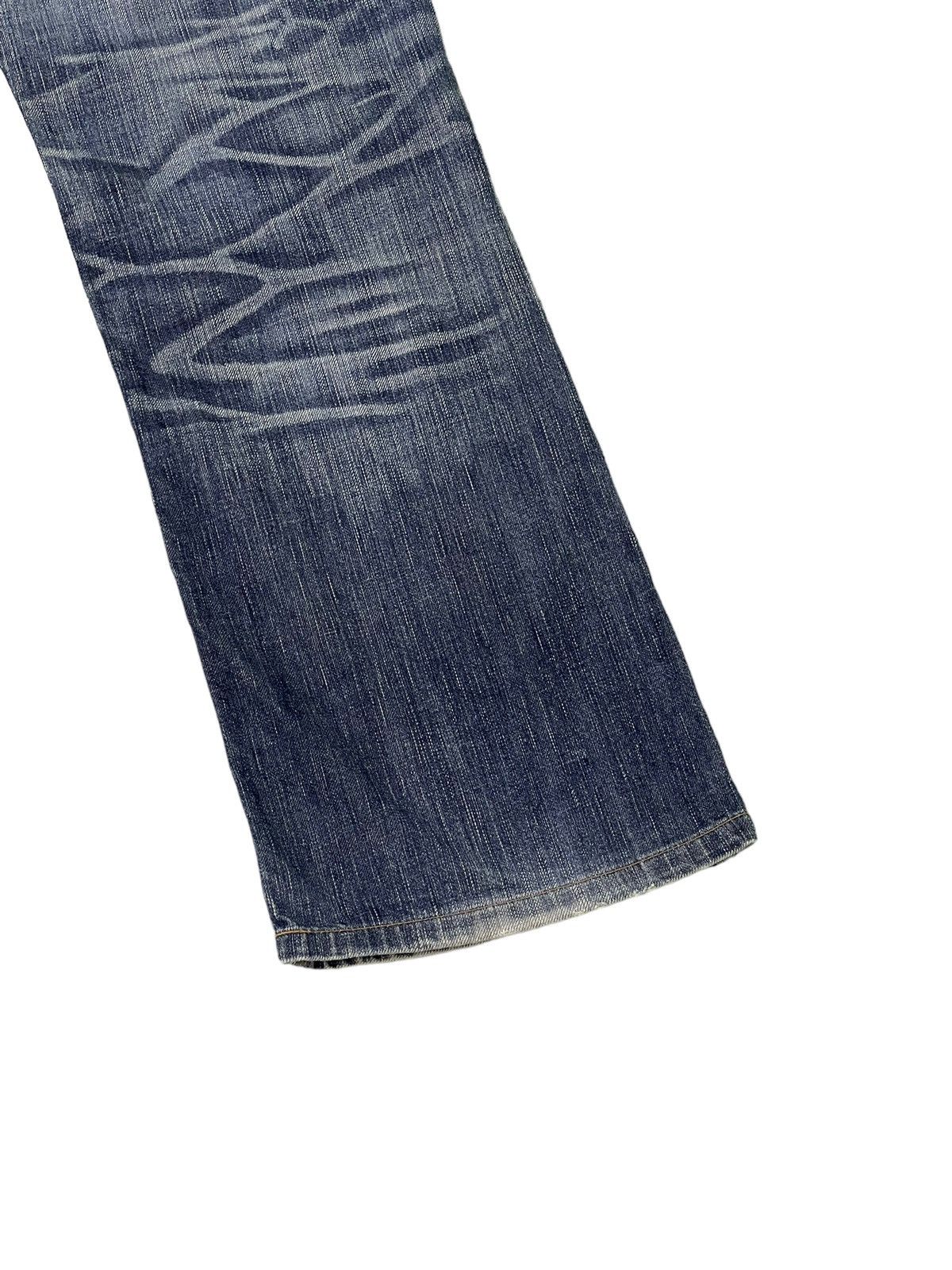 Edwin Distress Jeans Edwin Japan Thrash Regular Straight 7🟦3 Size US 30 / EU 46 - 15 Thumbnail