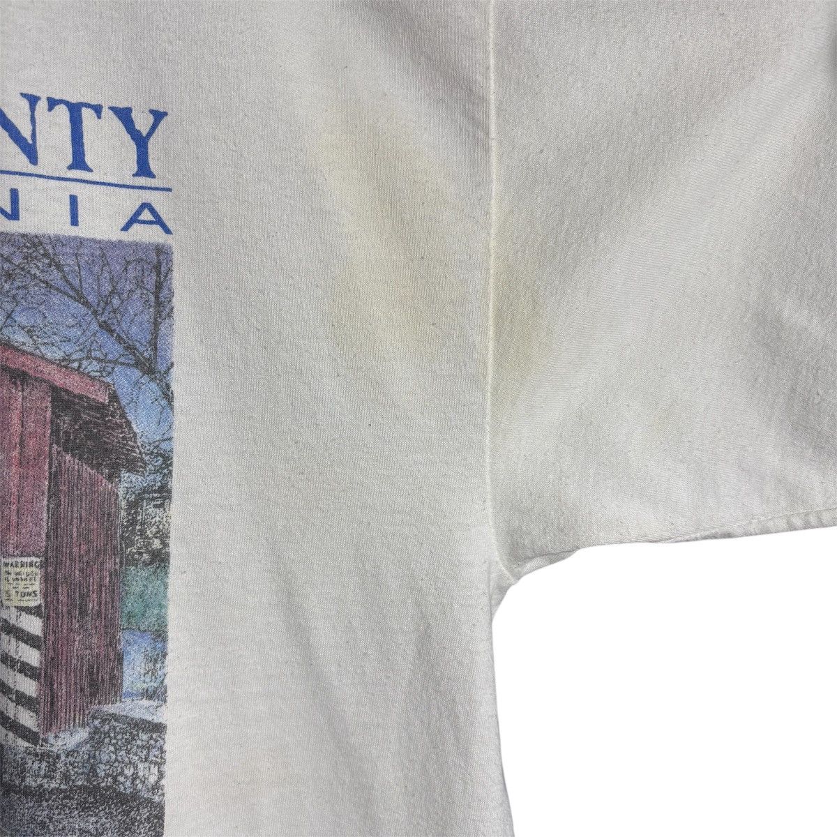 Vintage Vintage 90s Lancaster Country Art Graphic T-Shirt Size US XL / EU 56 / 4 - 8 Thumbnail