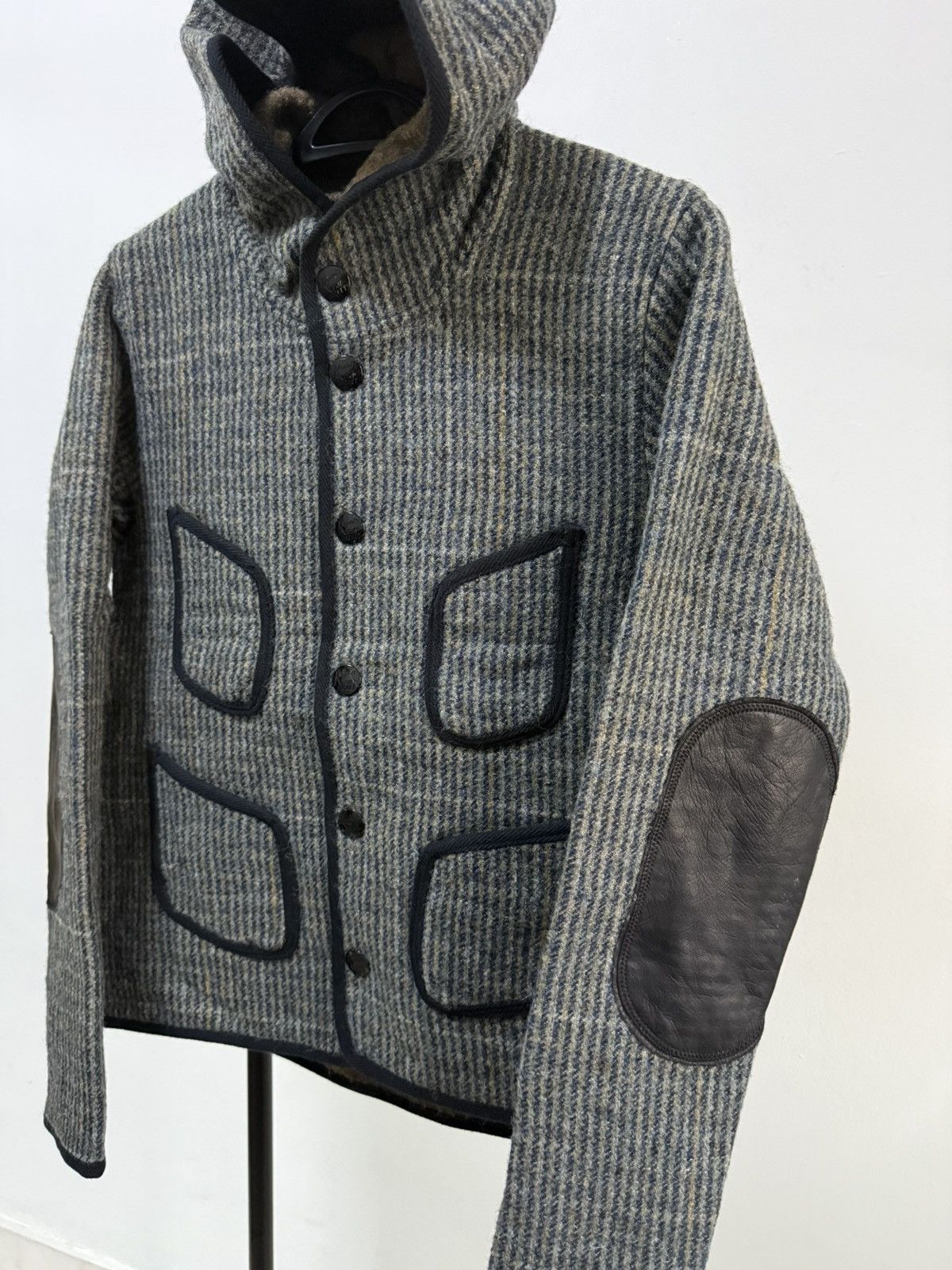 Kapital Kapital Wool-Hemp "Kamp" Hooded Jacket Size US XS / EU 42 / 0 - 4 Thumbnail