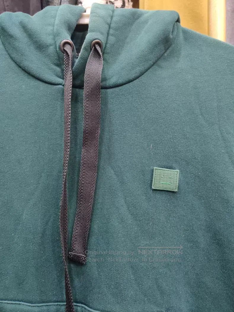 Acne Studios Acne Studios Ferris Face Sweatshirt, Dark Green Size US XS / EU 42 / 0 - 3 Thumbnail