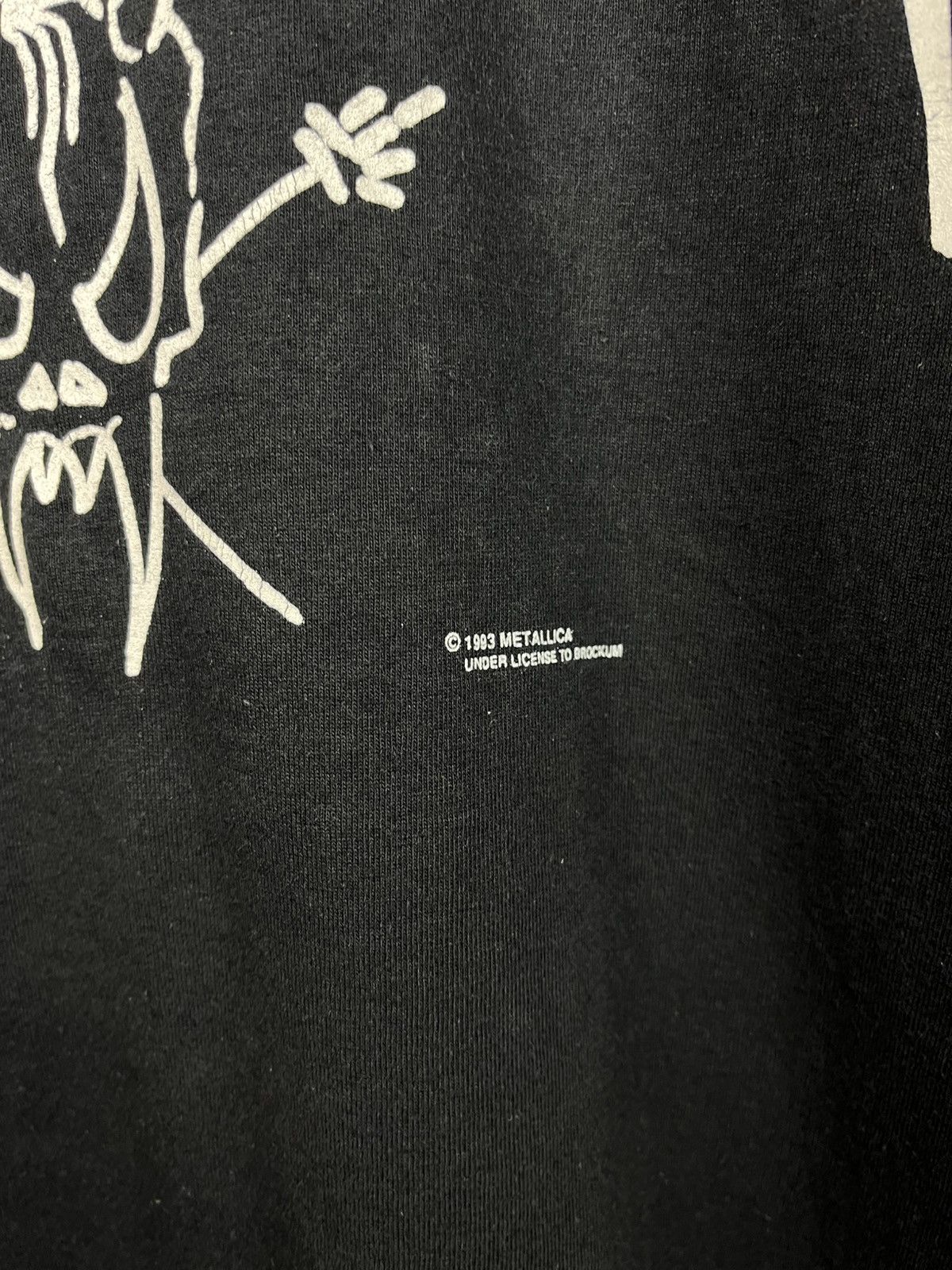 Metallica Vintage 1993 Metalli'Fukin'ca Tee Single Stitch Rock Europe Size US XL / EU 56 / 4 - 5 Thumbnail